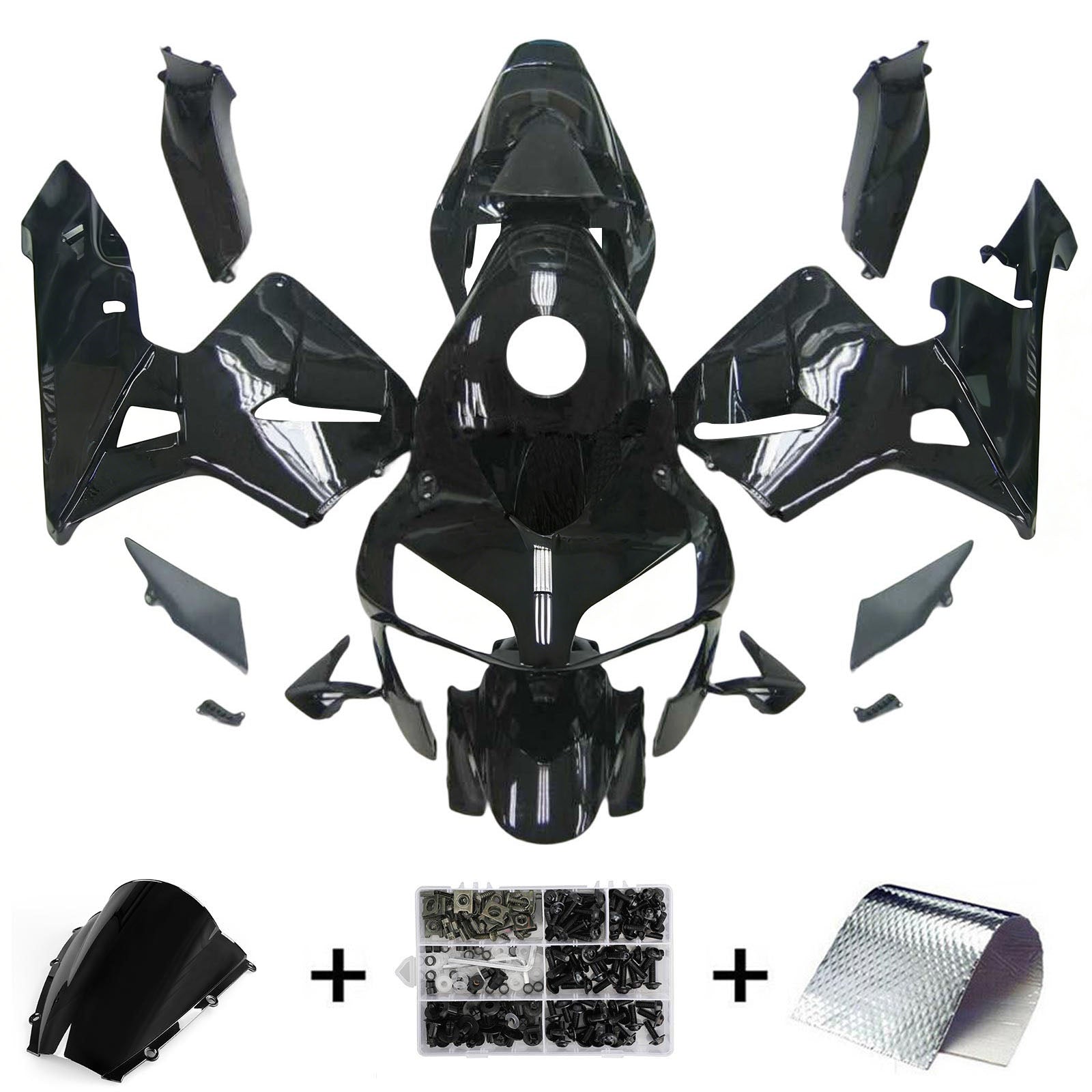 Kit de carénage par injection, carrosserie en plastique ABS pour Honda CBR600RR 2003-2004 F5