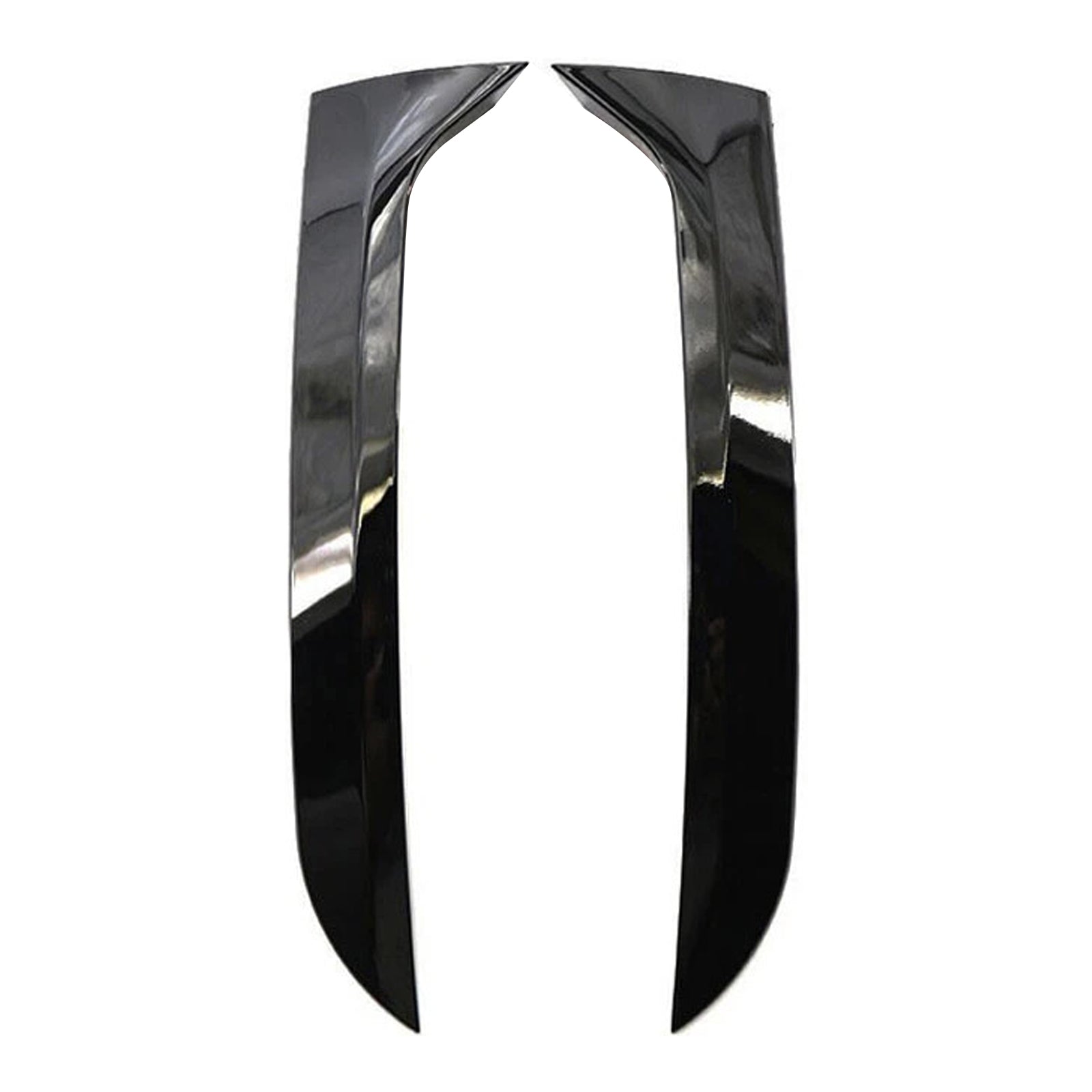 Paire de becquets latéraux de lunette arrière noir brillant pour VW Tiguan MK1 2007-2016
