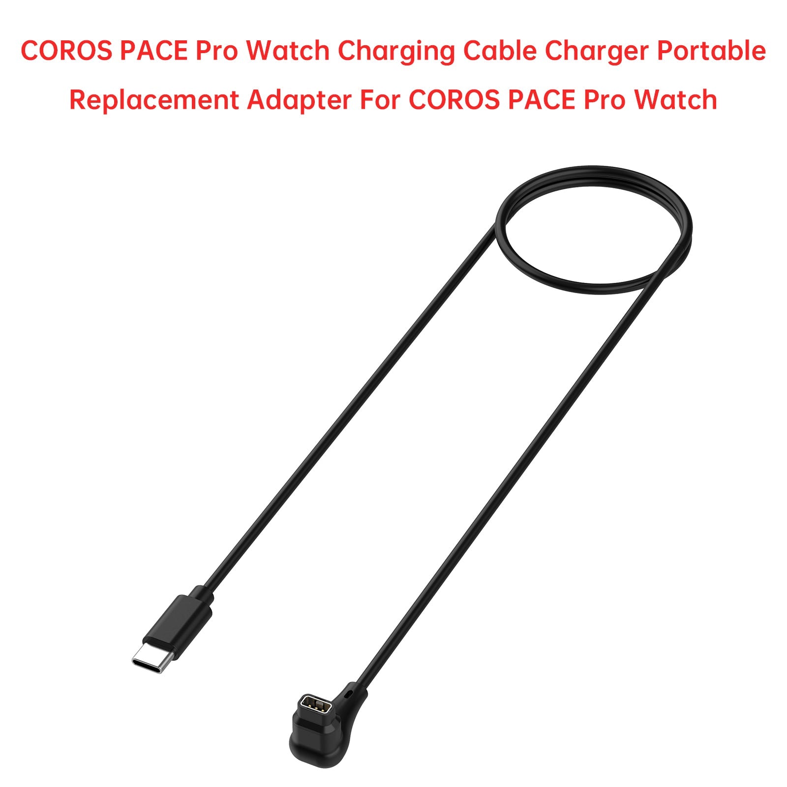 Carga de cable y adaptador para Coros Pace Pro Watch