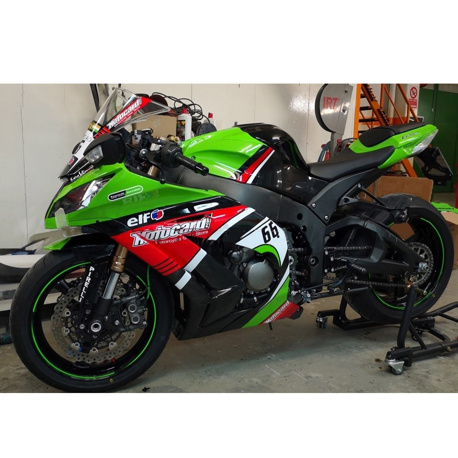 2011-2015 Kawasaki ZX10R päällirakenteen ruiskutussuojaussarja Abs Muovi asennettu