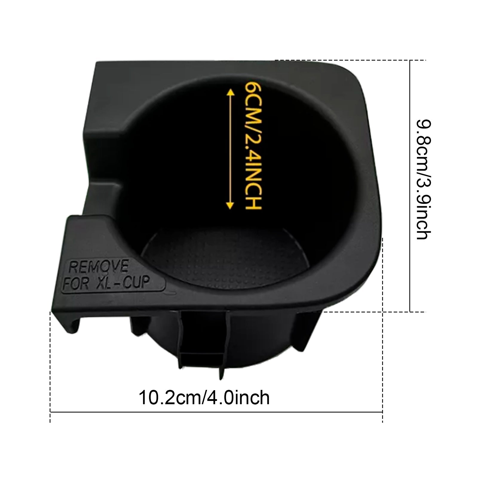 2005-2017 Toyota Tacoma 2-pokojowy prawy + lewy czarny uchwyt na konsolę centralną