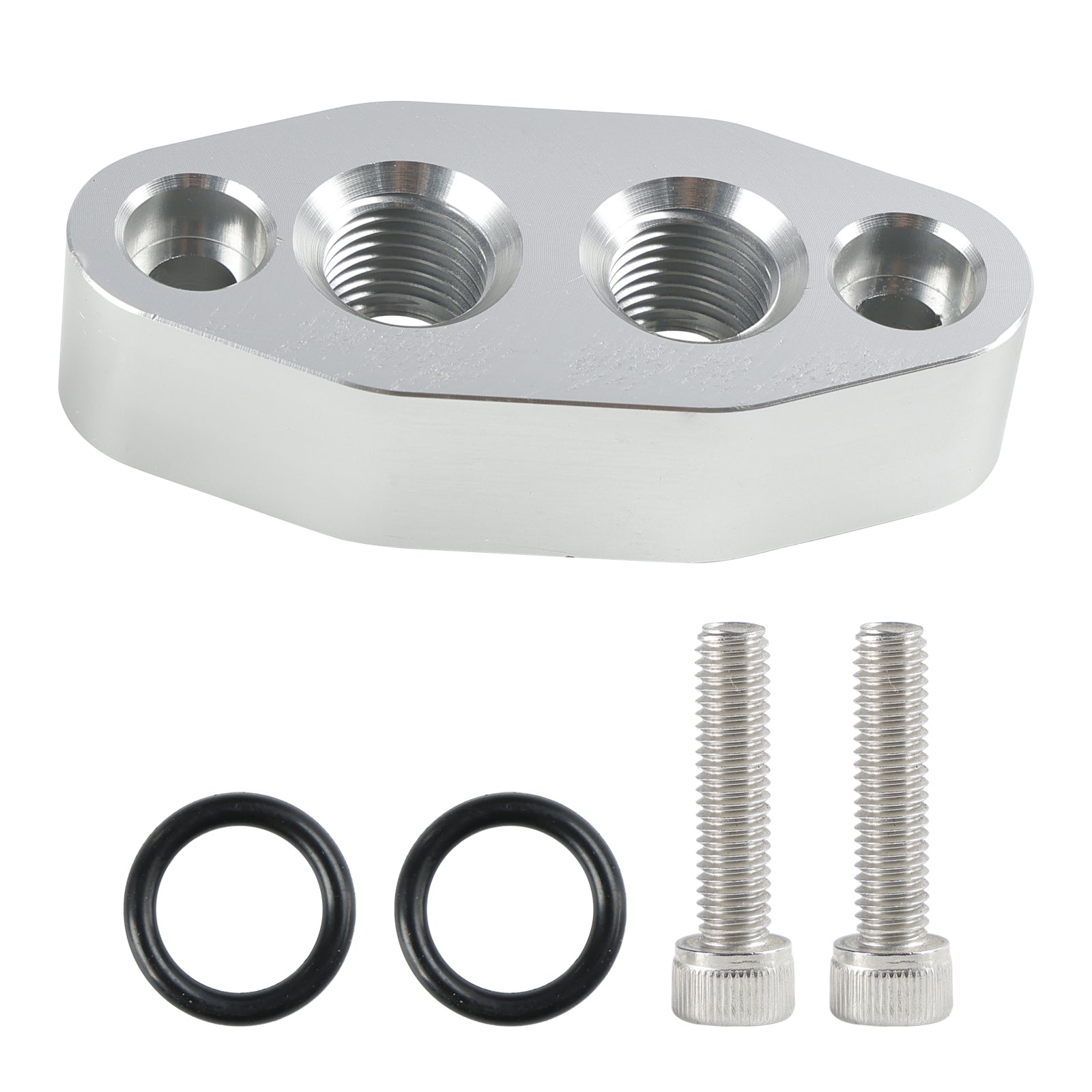 Piastra porta ingresso/uscita adattatore radiatore olio 6AN ORB LS1 LSX LS3 LS LS2 LS3 551600