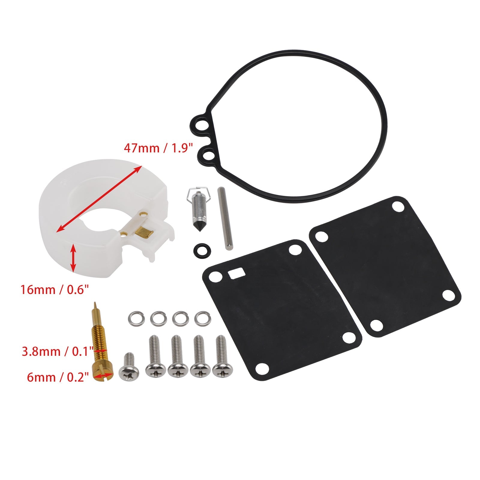 Kit de reconstrucción de carburador para Yamaha 6 hp, 8 hp, Nissan 5 hp, 8 hp 11502M 369-871221