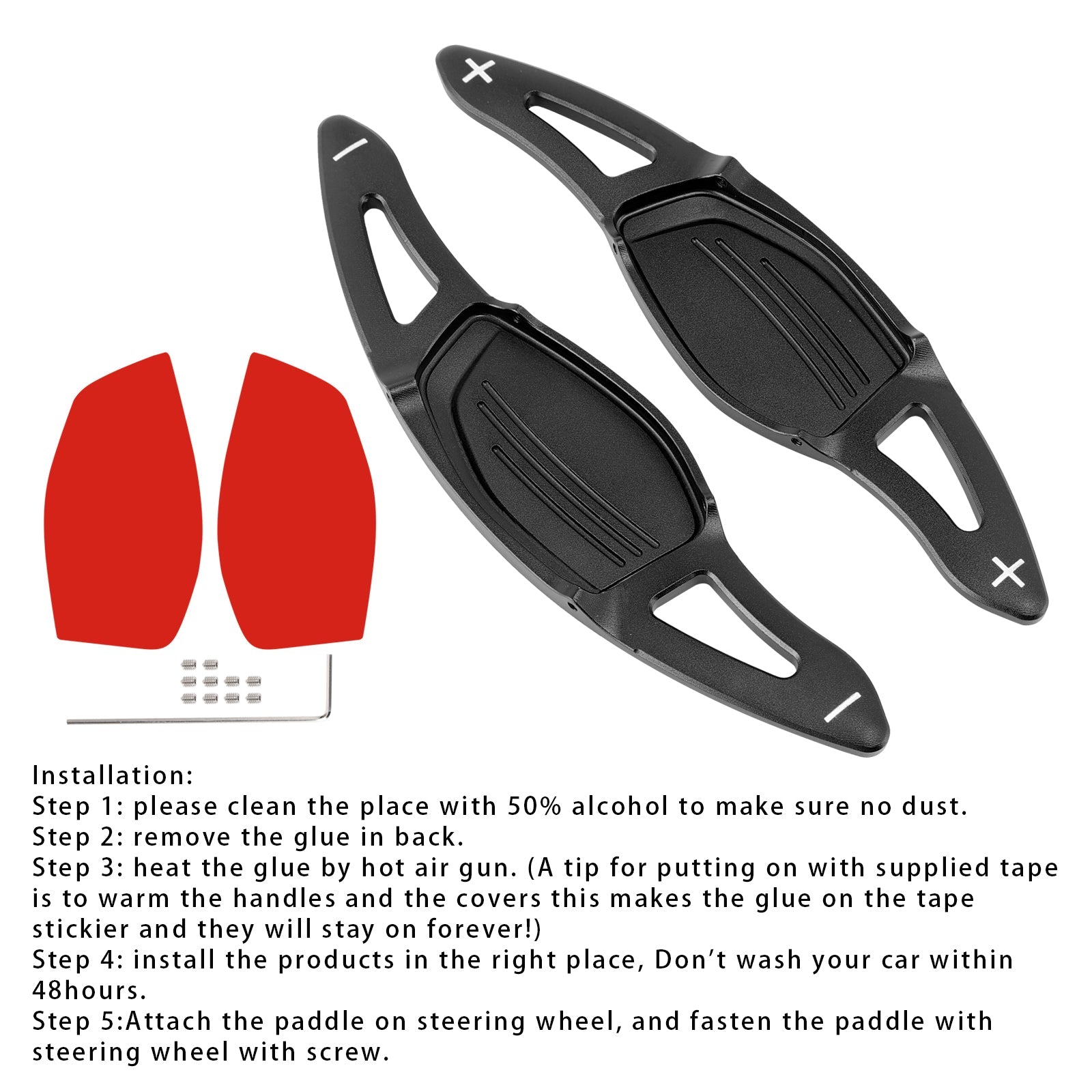 Razširitev volanskega obroča za spreminjanje hitrosti za Audi RS5 RS3 TT RS aluminij