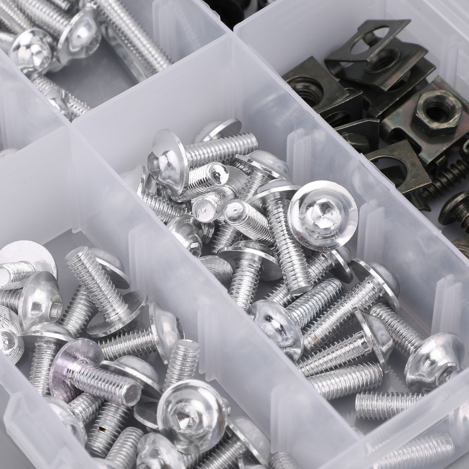 177 szt. Zestaw śrub do owiewki śruby karoserii pasujące do Honda Yamaha Suzuki Kawasaki