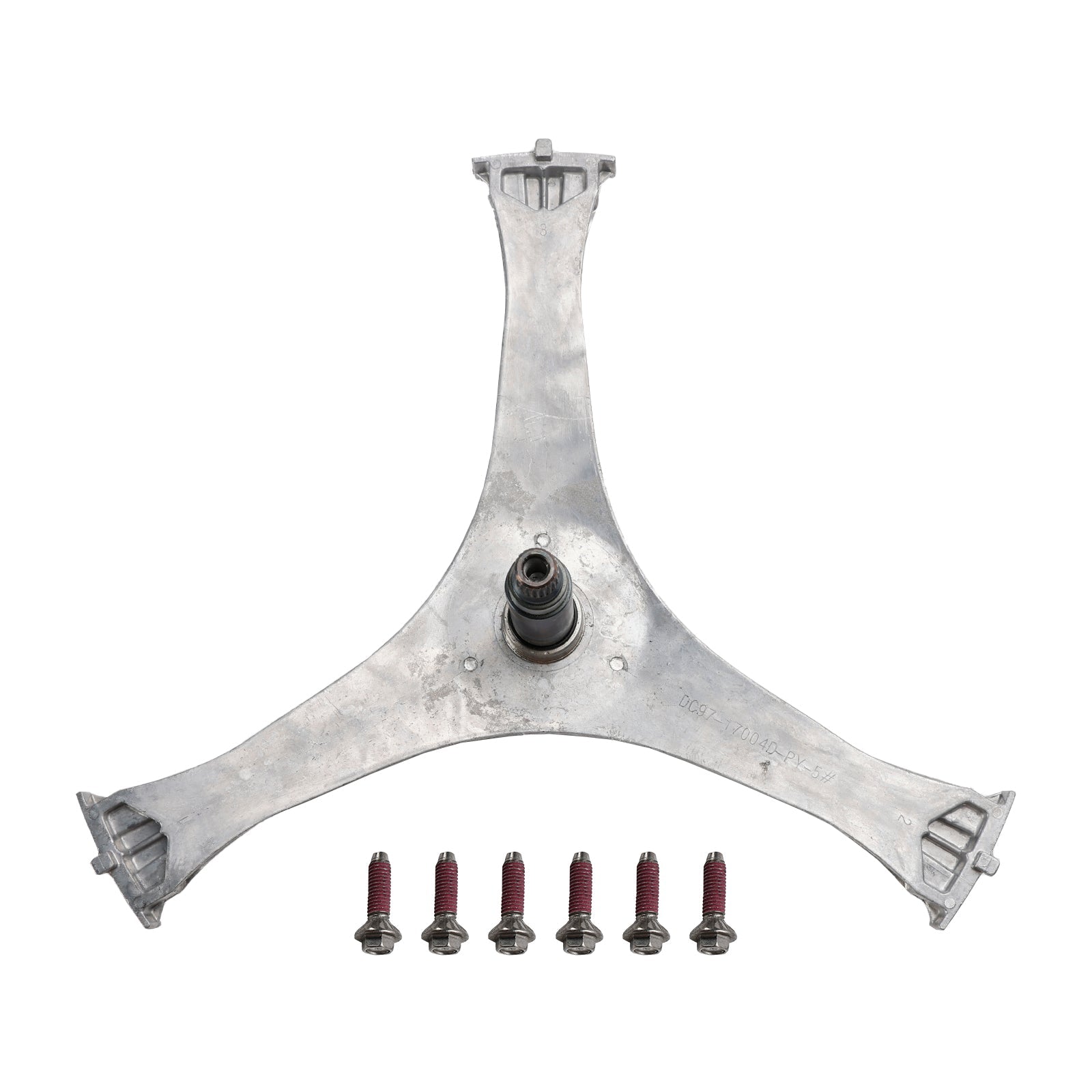 Eje de brida de montaje para Samsung DC97-17004B, brazo de araña para lavadora, 6 tornillos