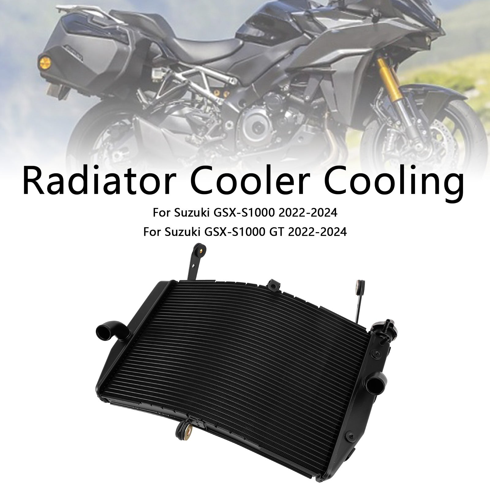 Radiateur de refroidissement moteur pour Suzuki GSX-S1000/GT 2022-2024