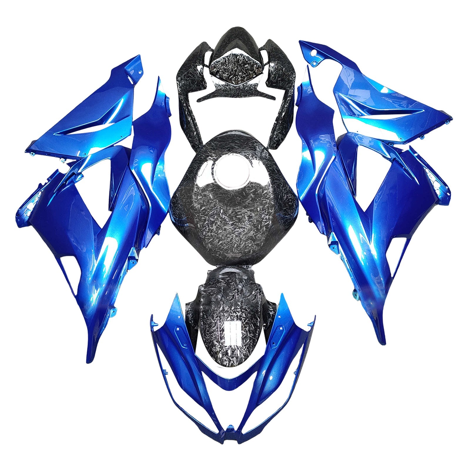 Injektiotapapakkaus, kawasaki ZX6R 636 2013-2018 ABS-muoviset korit