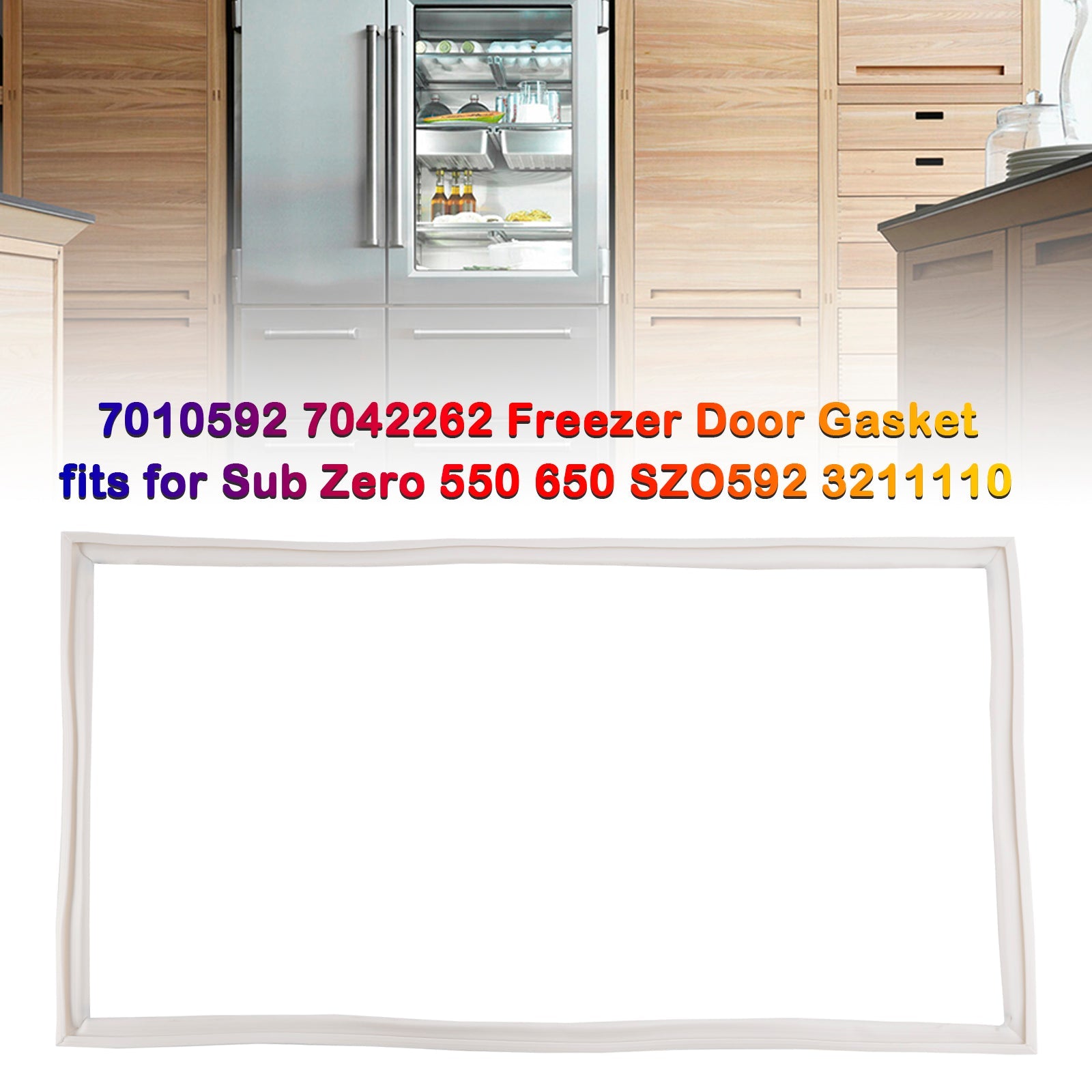 Sello de puerta del congelador 7010592 7042262 para sub cero 550 650 Szo592 3211110