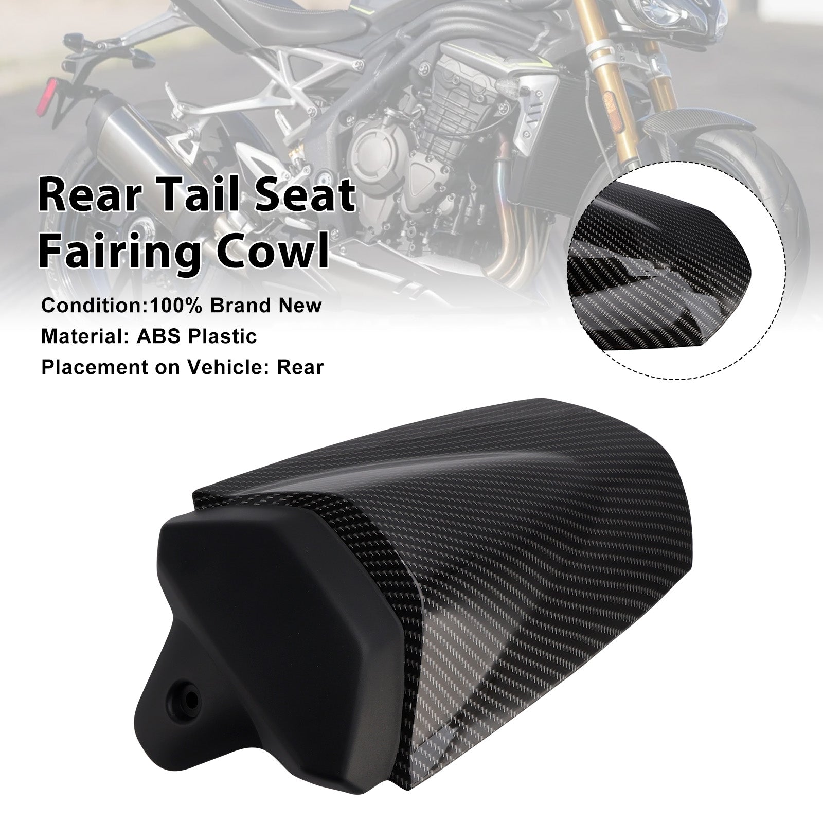 Carénage arrière de selle pour Speed Triple 1200 RS (2025-2026)