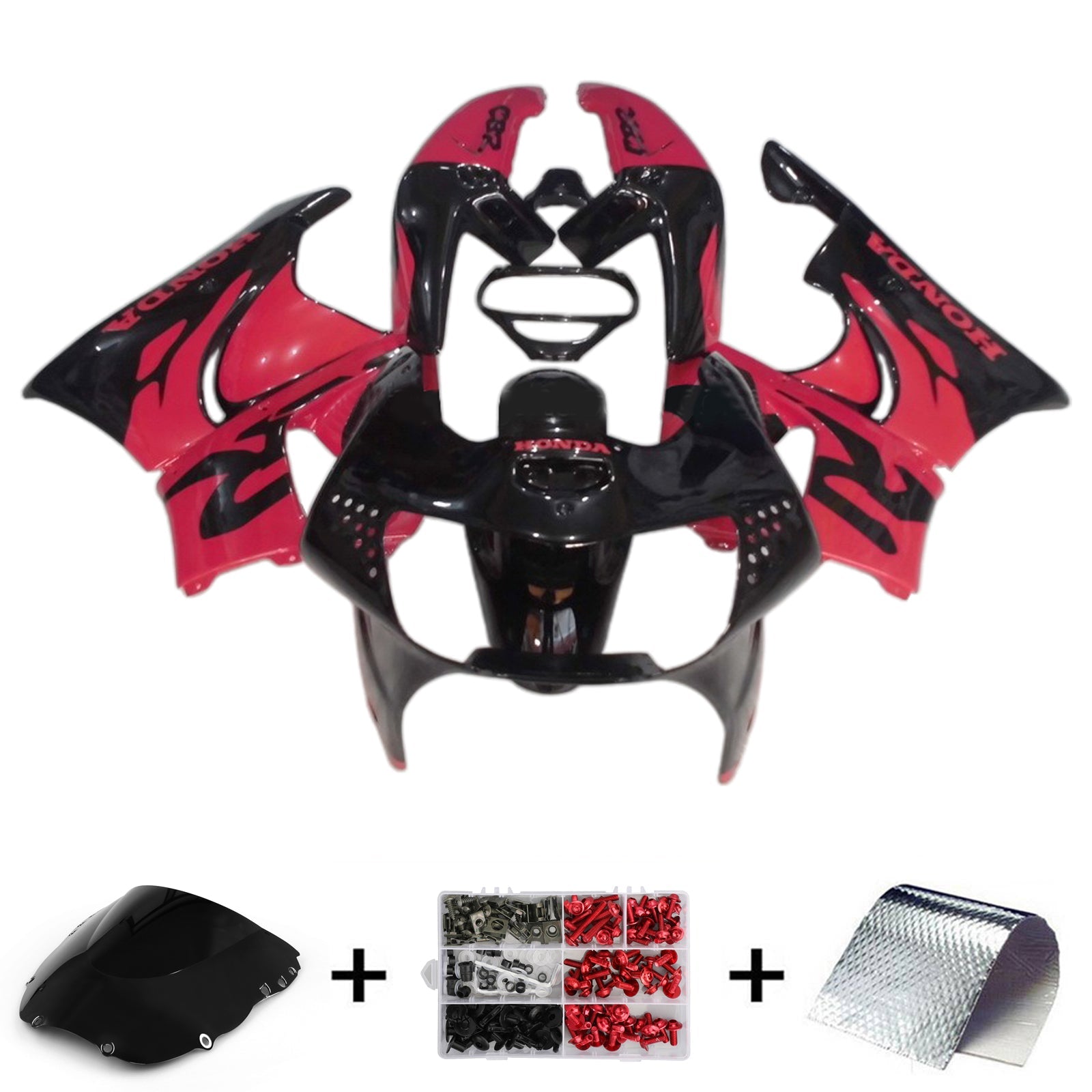 1998-1999 Honda CBR900RR 919 ABS kunststof carrosserie-injectiekuipset