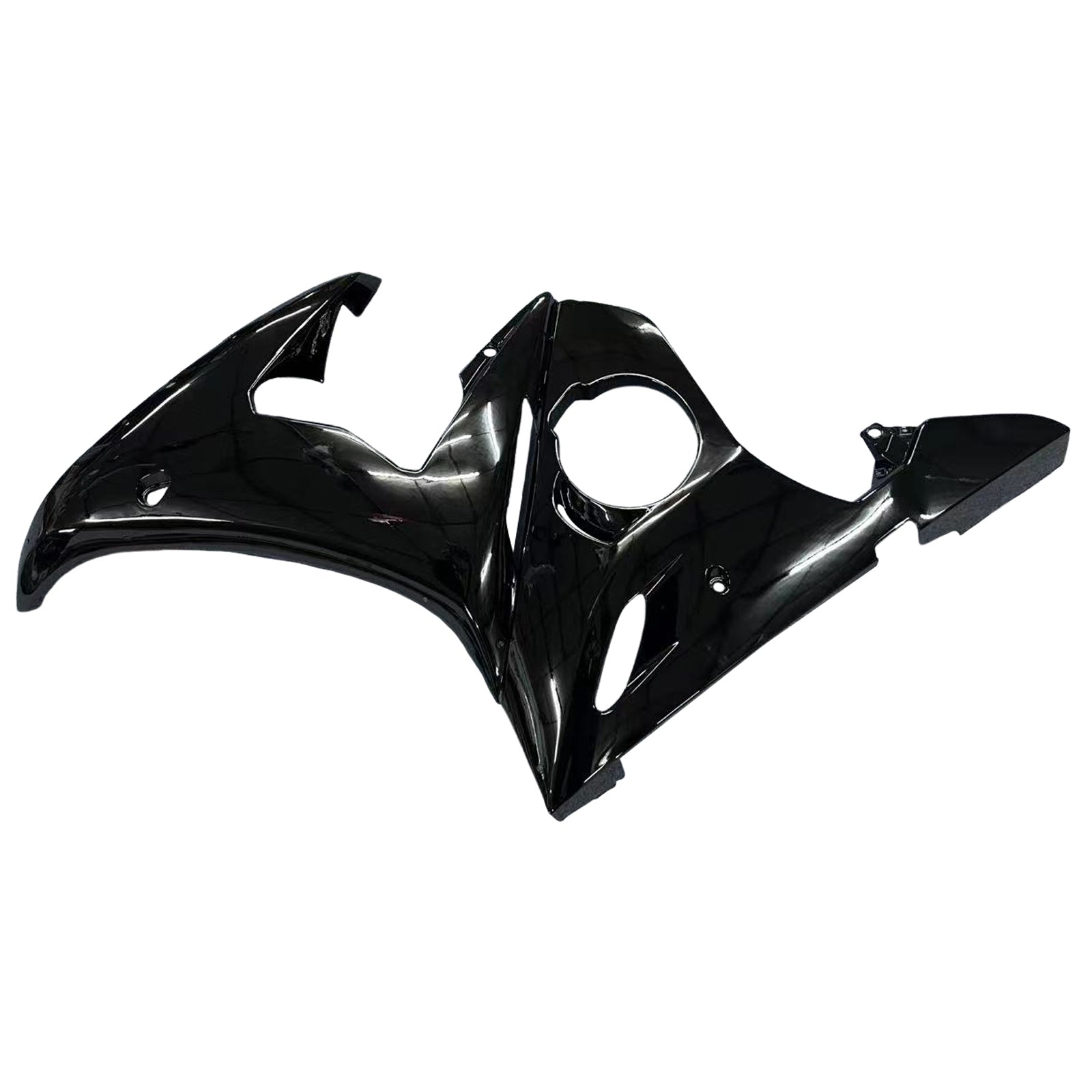 Kit de carénage en plastique moulé par injection noir brillant avec kit de vis pour Yamaha YZF R6 2005