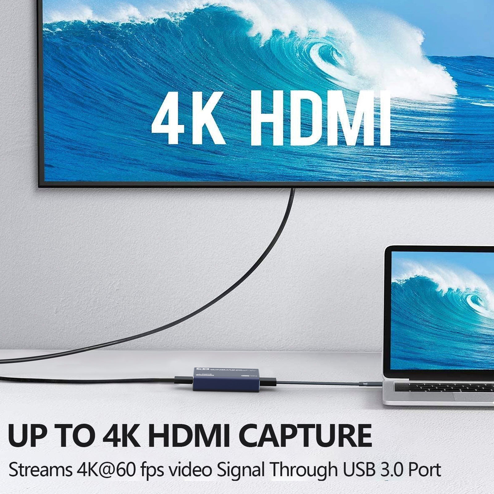 Carte d'acquisition HDMI Vidéo 4K Enregistrement en direct sur décodeur Acquisition audio
