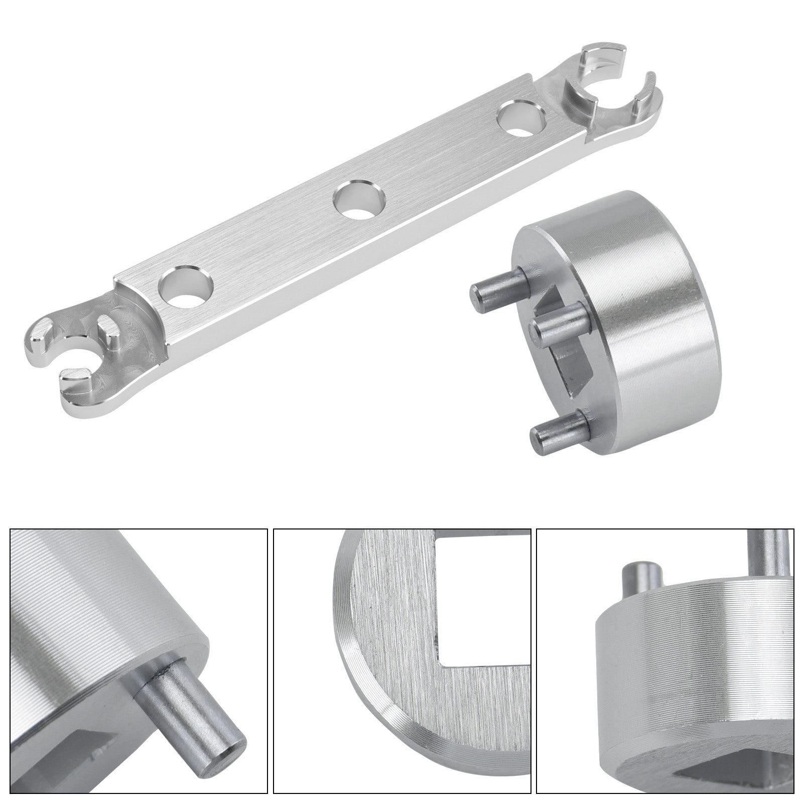 Verwijderingssleutel voor de onderste kap. Saphire/Onyx/Diamond/DVO vorkreconstructietool.