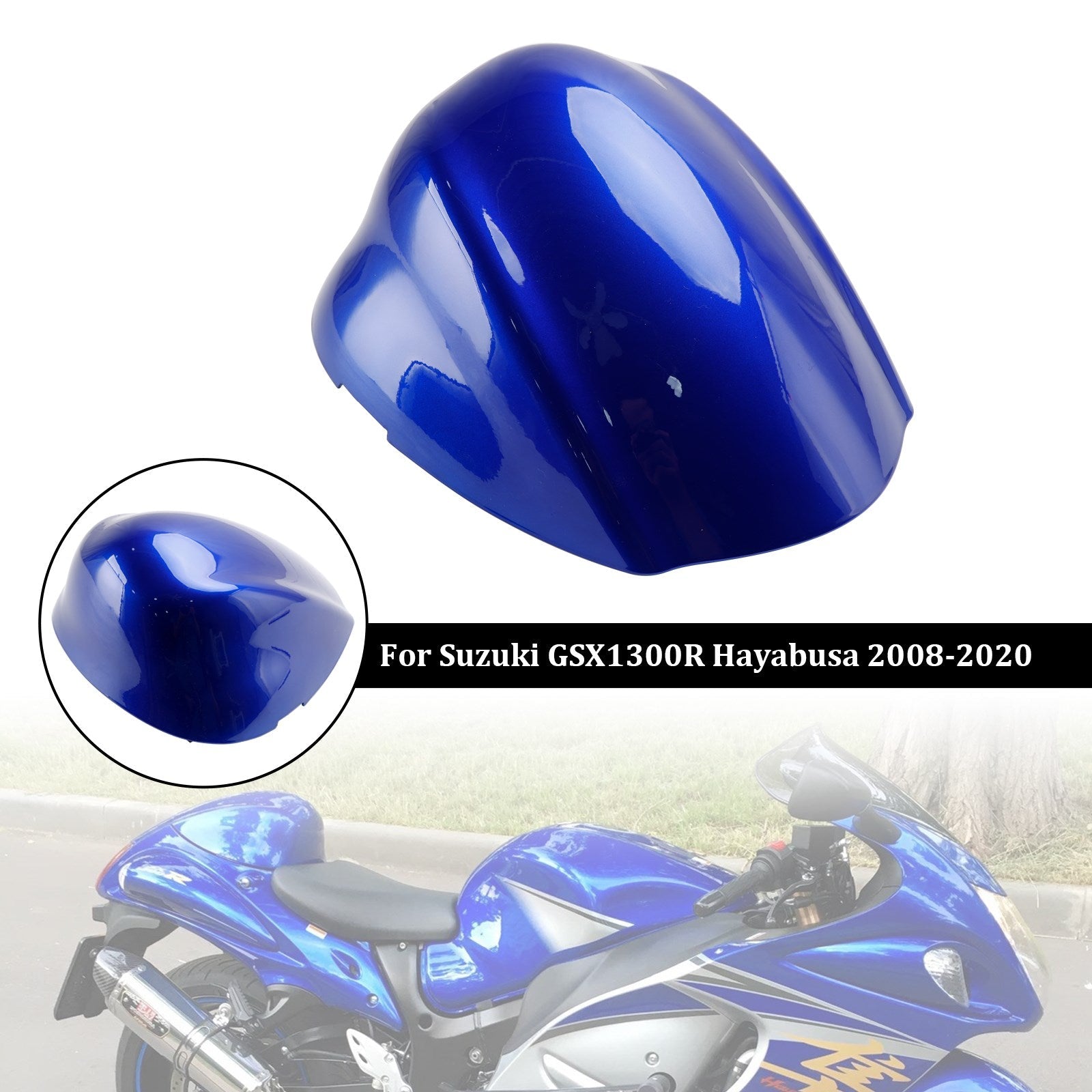 Cubierta del soporte del asiento trasero para Suzuki GSX1300R GSX-R1300 Hayabusa 2008-2020