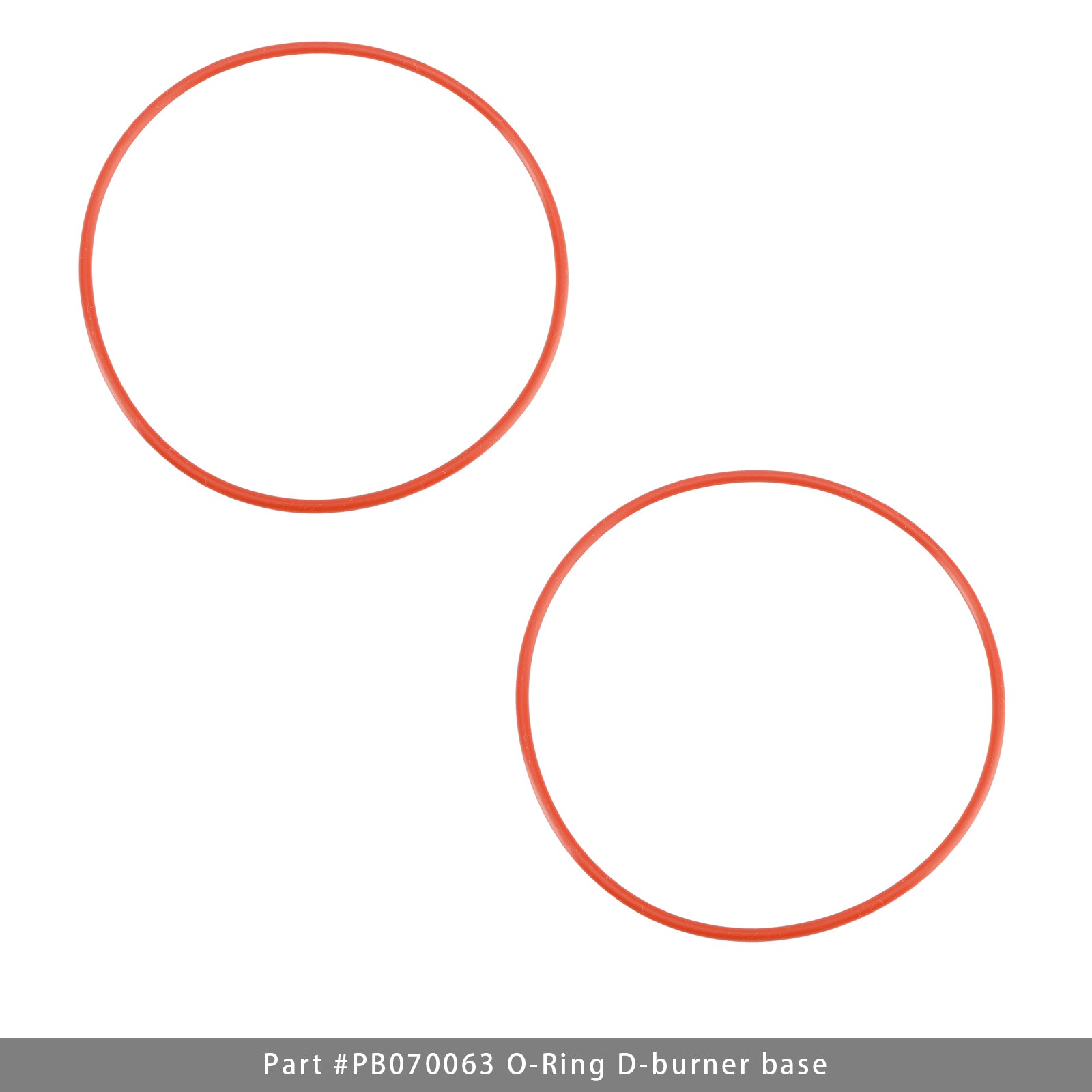 Junta tórica para base de quemador D (PB070063) (2 piezas)