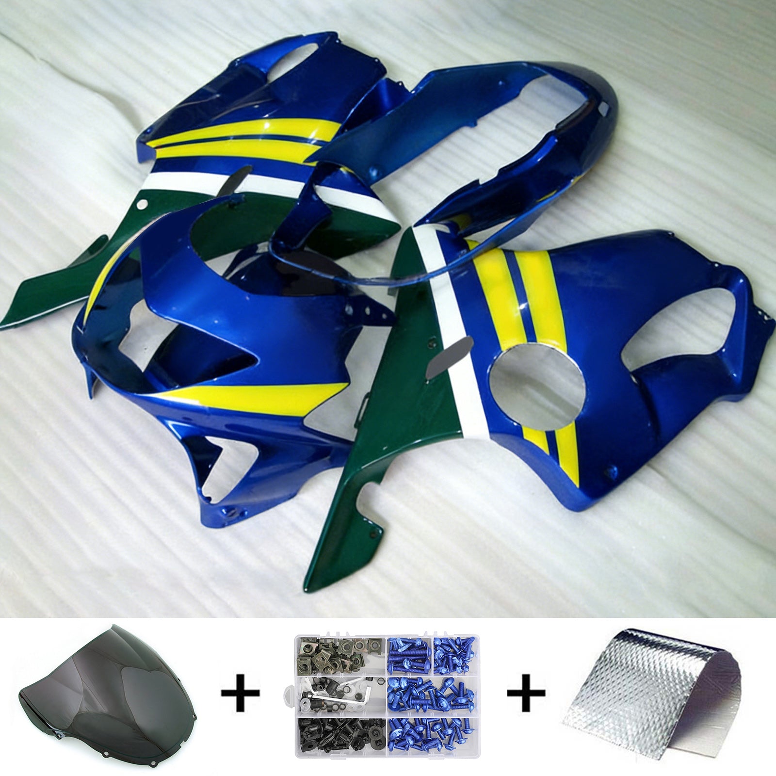 Kit de carénage injecté en plastique ABS pour Honda CBR600 F4 1999-2000