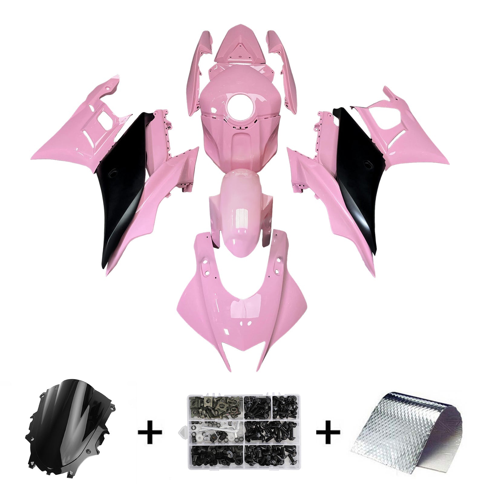 Kit carenatura iniettata in plastica ABS per Yamaha YZF R3 R25 2022-2024