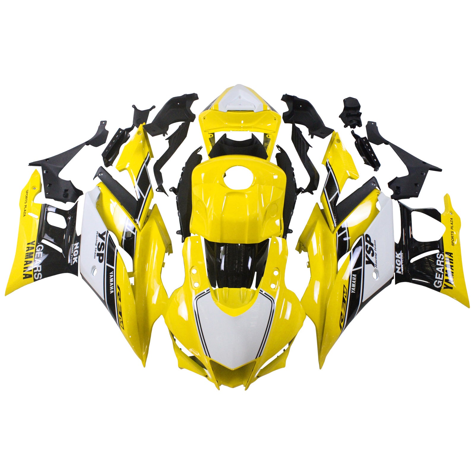 Injectie kuipkit, ABS Plastic carrosserie voor Yamaha YZF R3 R25 2022-2024
