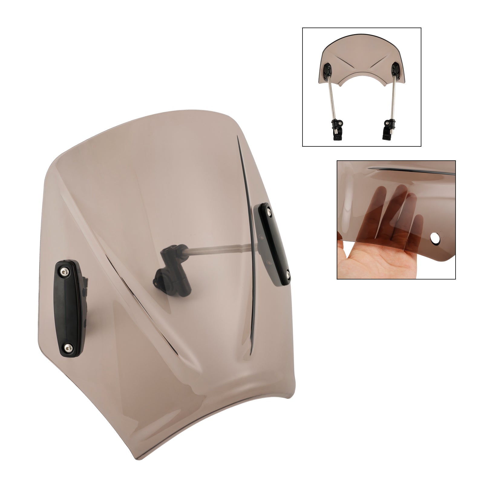 Moto con manubrio 22 mm/7/8 "Vidone del parabrezza universale