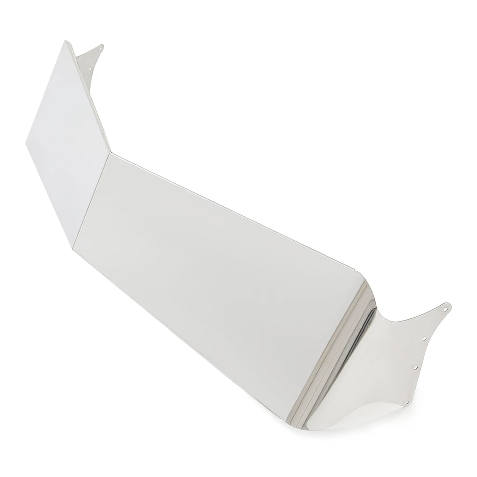 Visière plate argentée pour Peterbilt 377 378 379 335 386 388 389