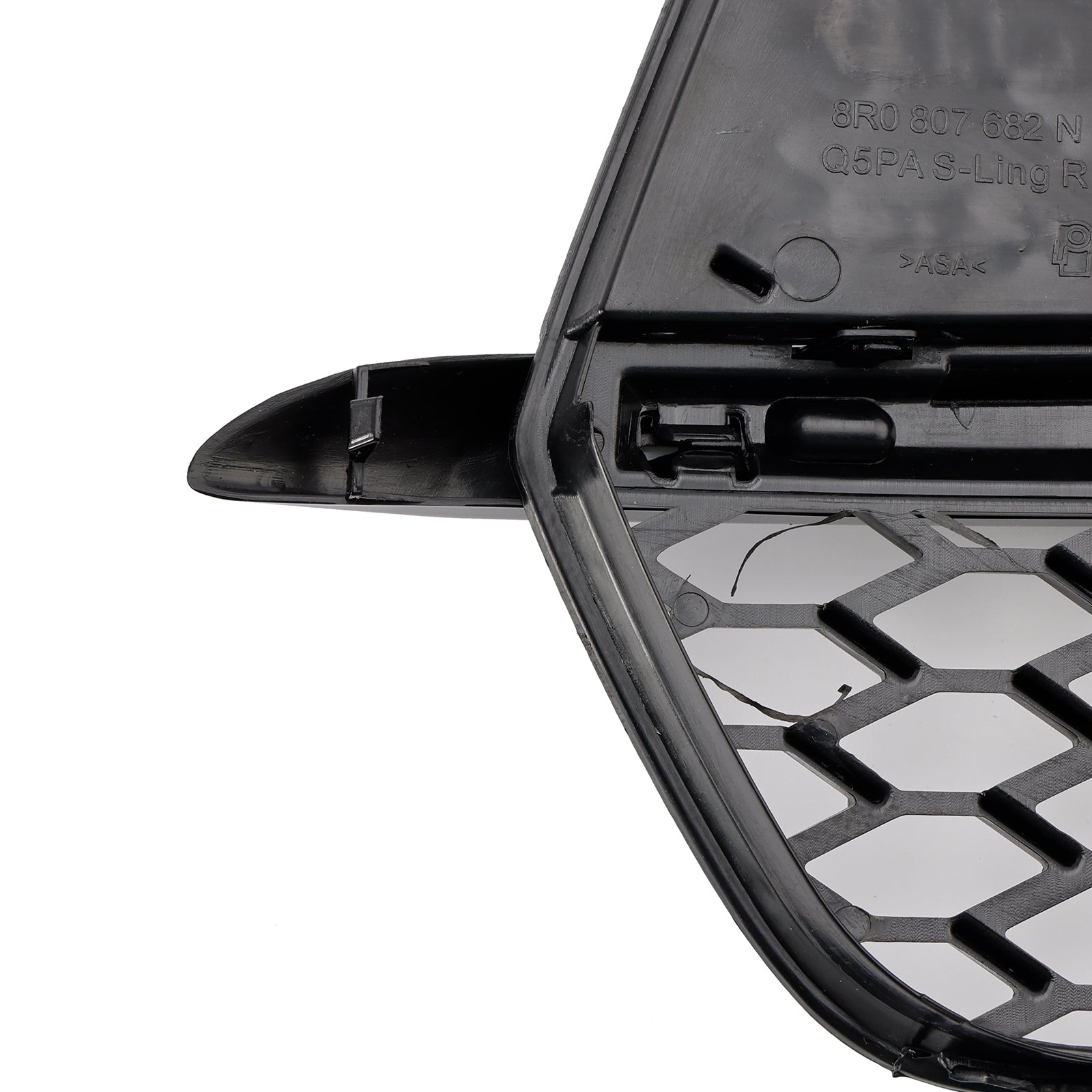 Black Front Fog Light Grille voor Audi Q5 S-Line SQ5 2013-2017