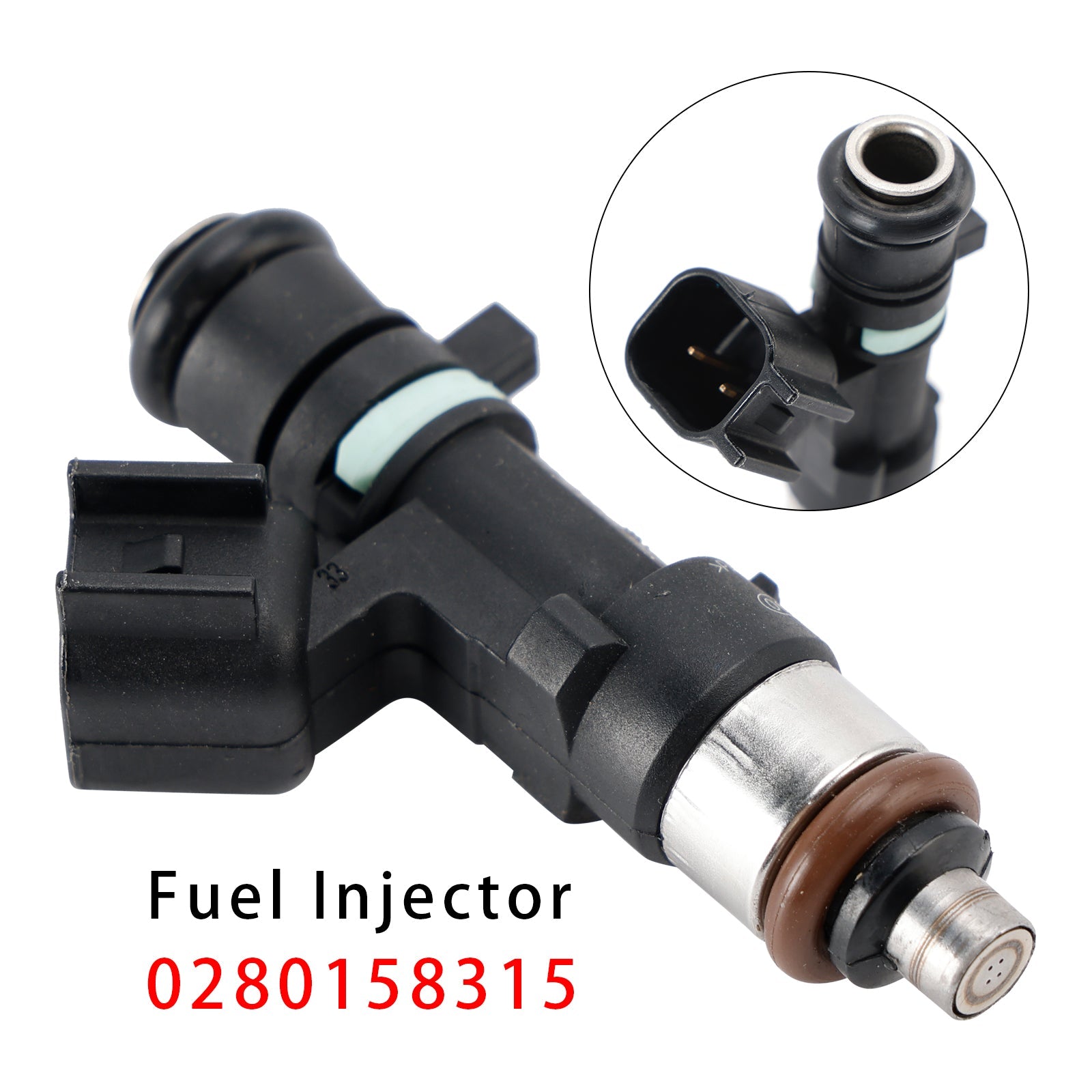 1 inyector de combustible para Volvo C30 S60 V50 V60 XC60 L5 2.5L 05-16 0280158315