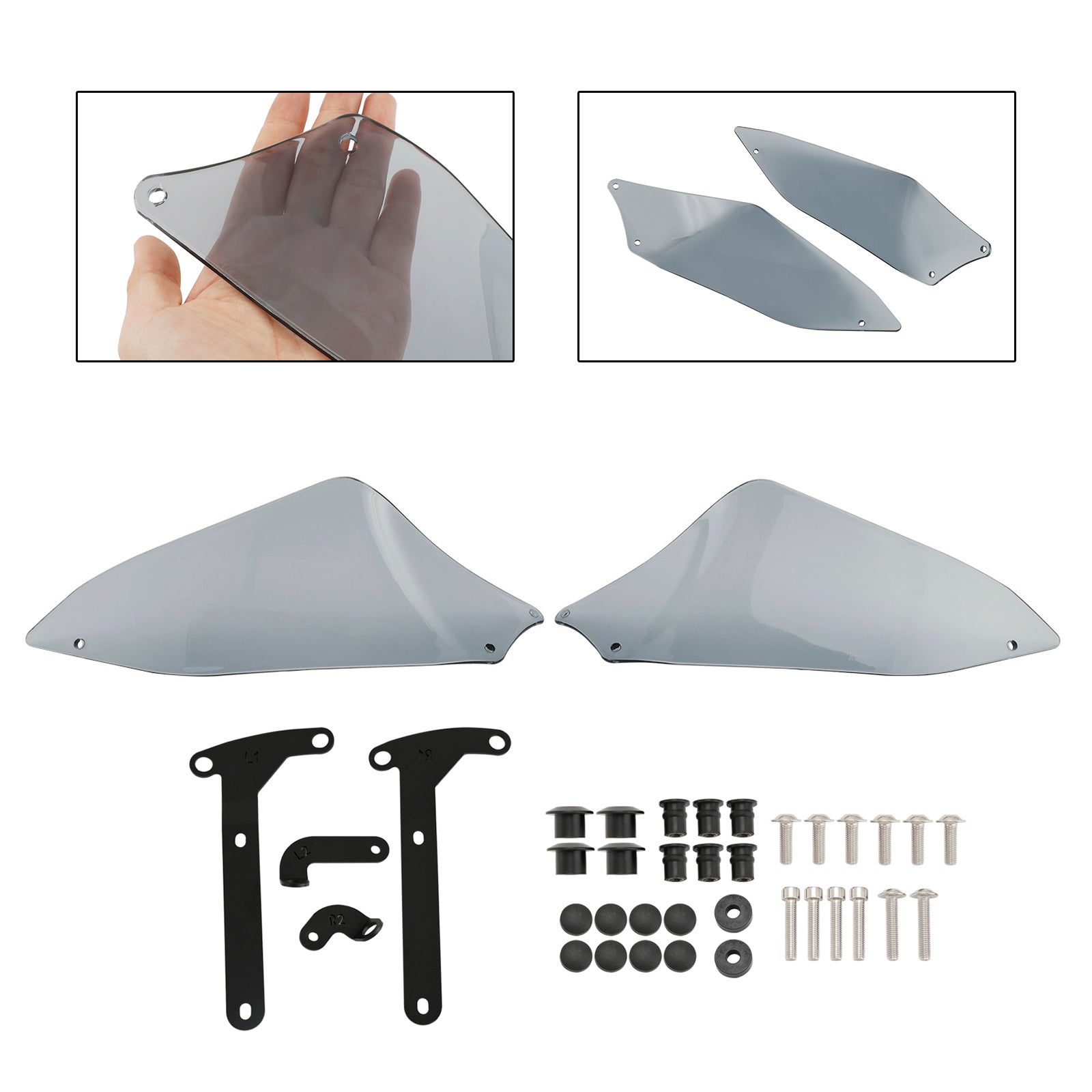 Boczny deflektor dla motocykla Ducati Pustynia x 2022-2023