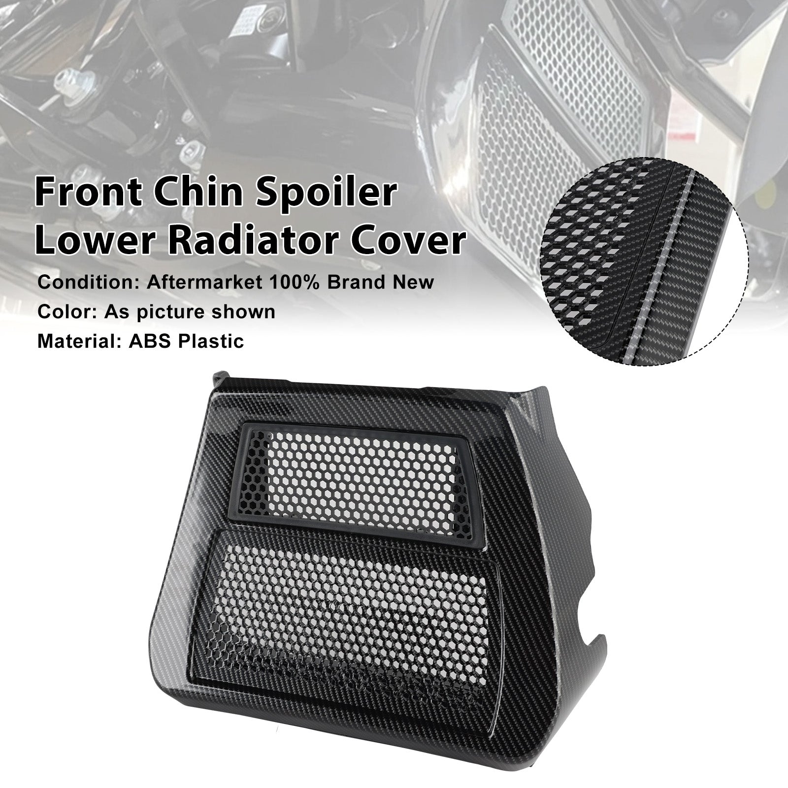 Spoilers inférieurs de menton et protection de radiateur pour Harley CVO Road Glide ST FLTRXSTSE 2024-2025