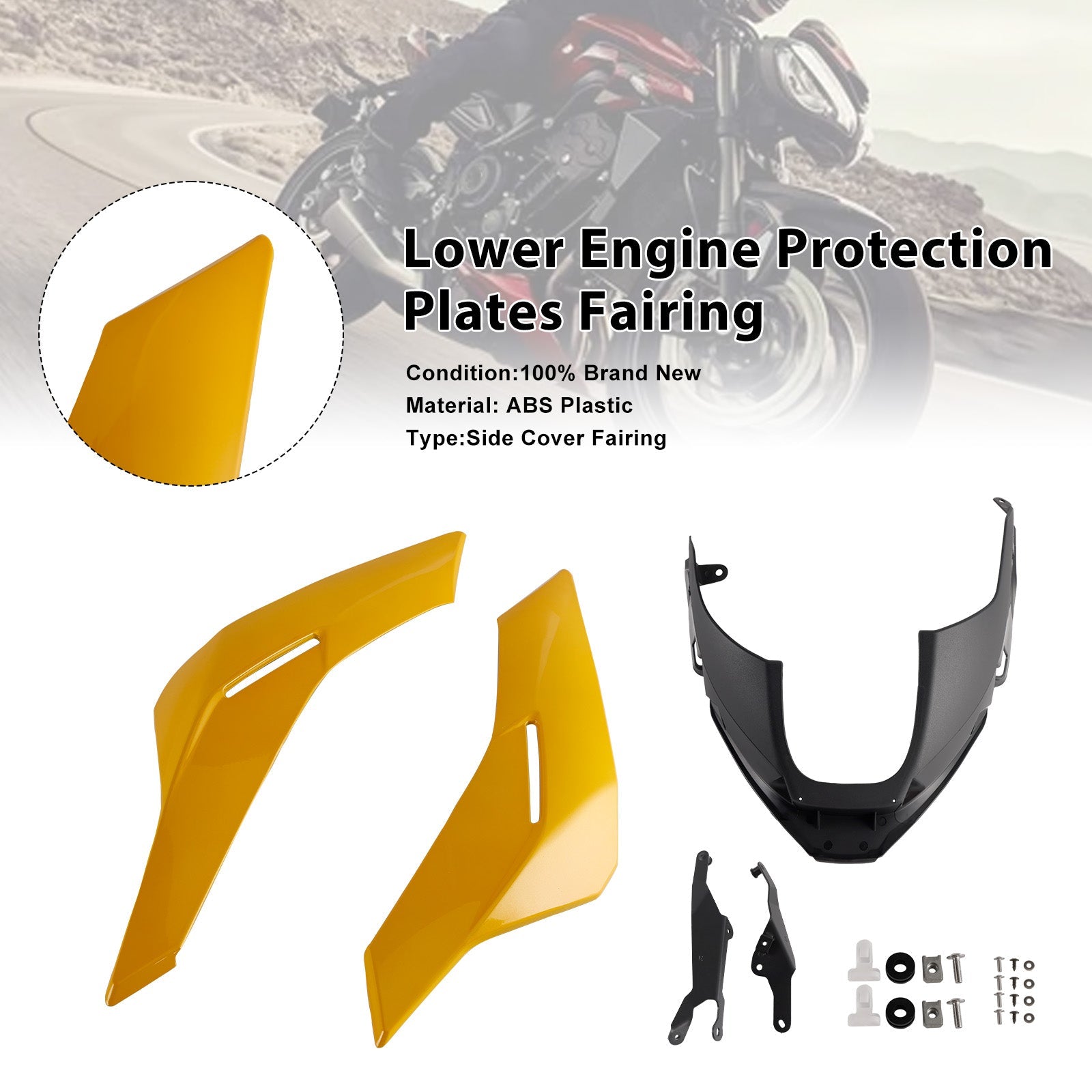 Carénage de protection de bas de caisse pour moteur Street Triple 765 R/RS 2023-2025