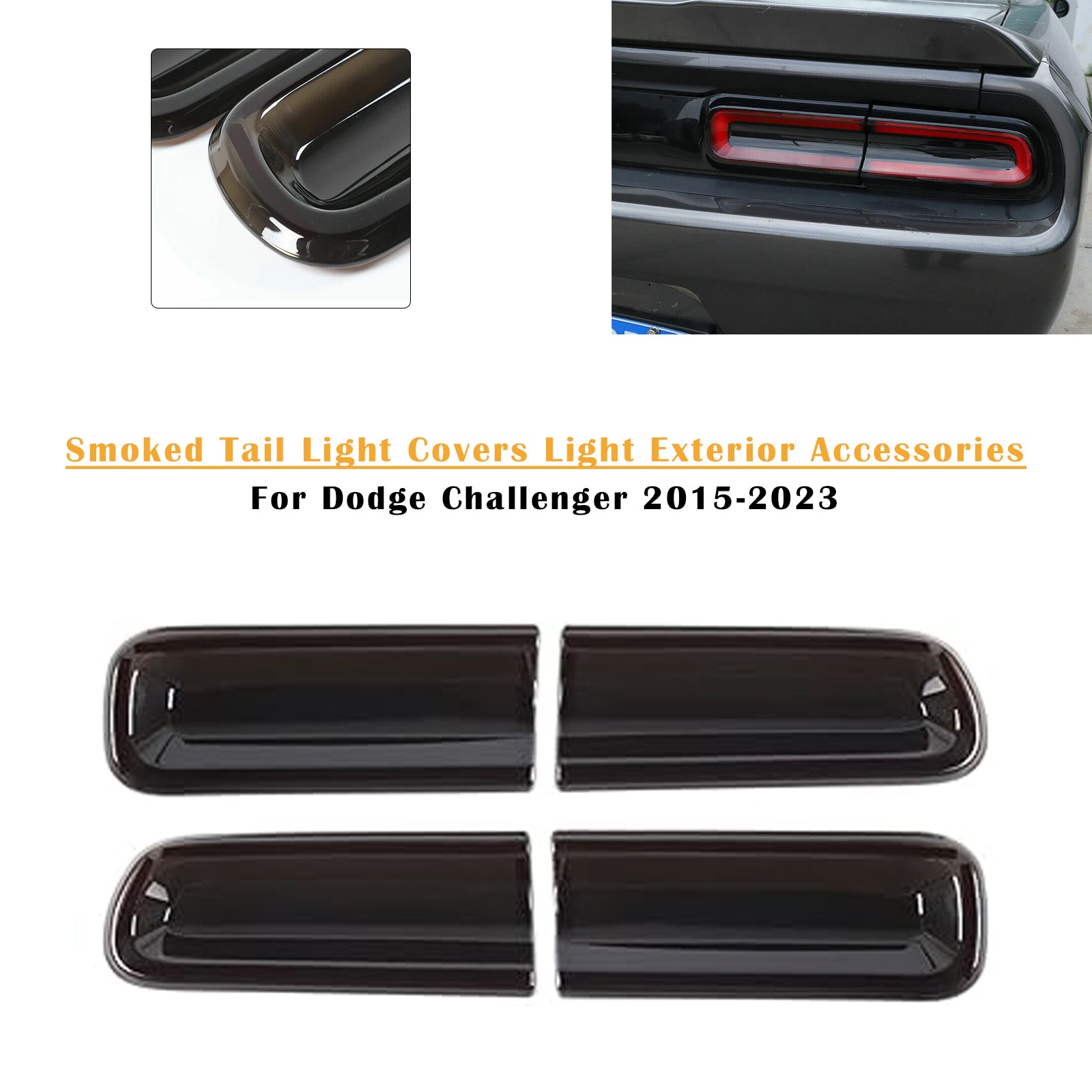 Accessoires extérieurs pour feux arrière de Dodge Challenger (2015-2023)