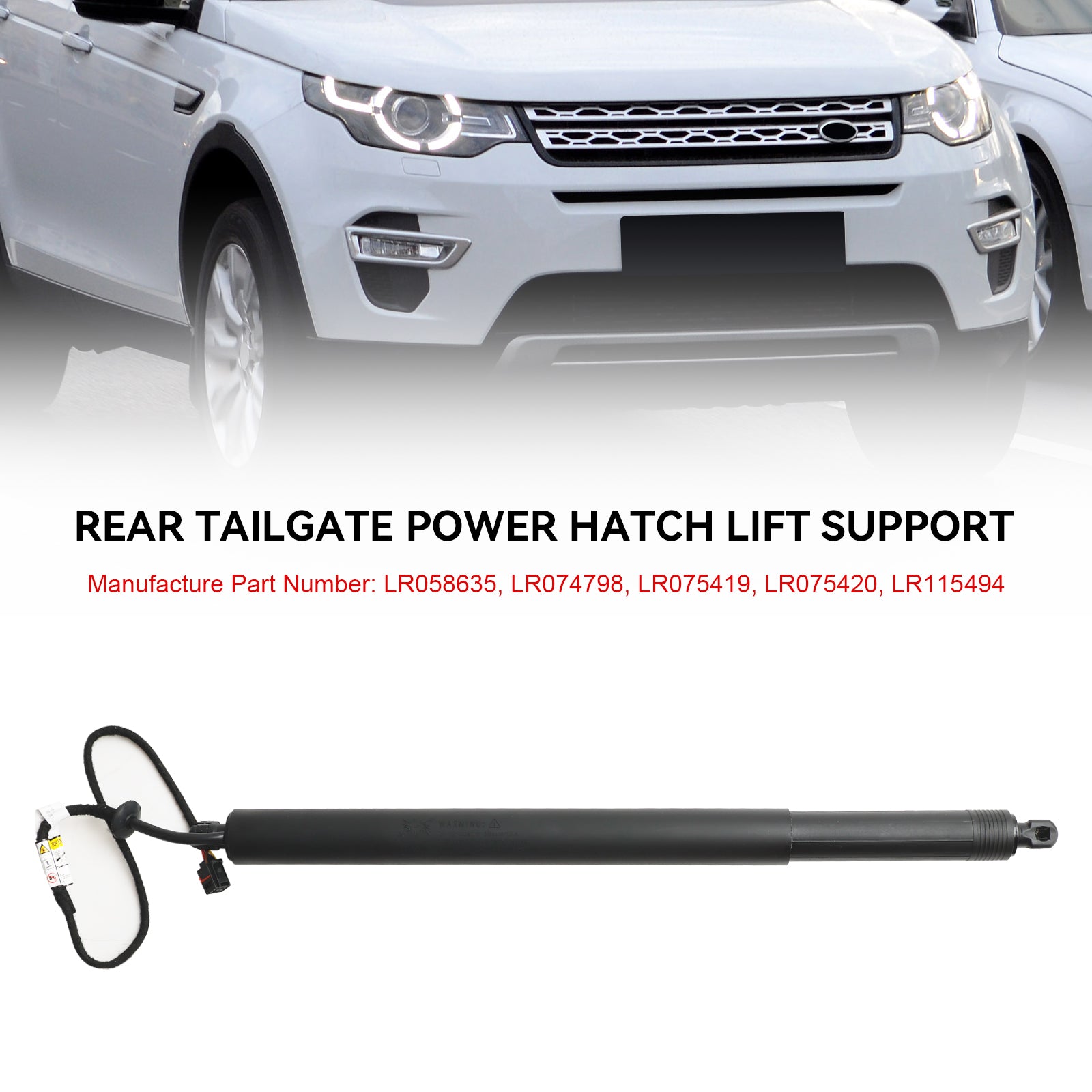 Rear Boot Lid Gas Spring Strut LR075419 Pour Land Rover Discovery Sport L550 LC