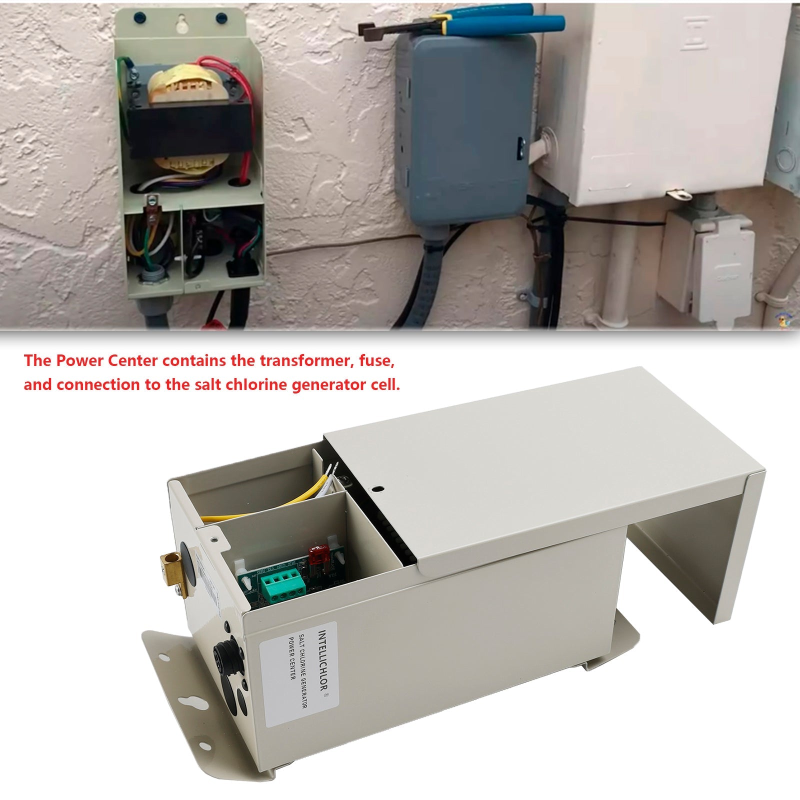 520556 Power Center za Pentair Intellichlor Cholor Generator IC20 IC40 IC60