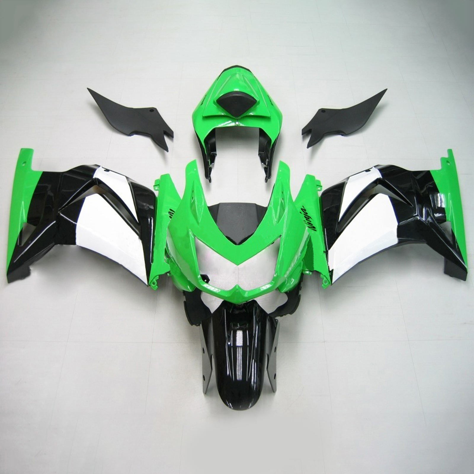 Kit di carenatura a iniezione, carrozzeria in plastica ABS per Kawasaki EX250/NINJA250R 2008-2012