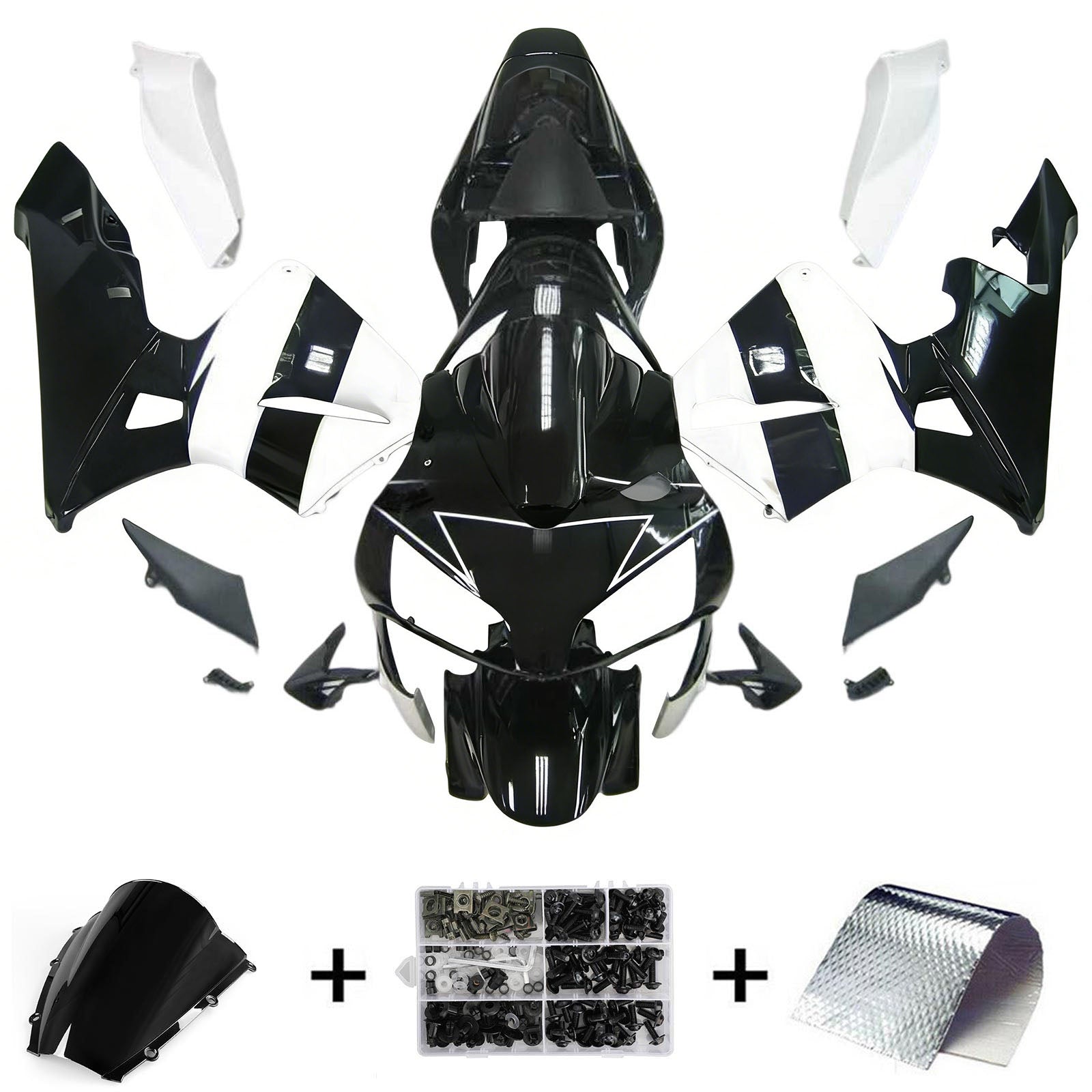 Kit de carénage par injection, carrosserie en plastique ABS pour Honda CBR600RR 2003-2004 F5