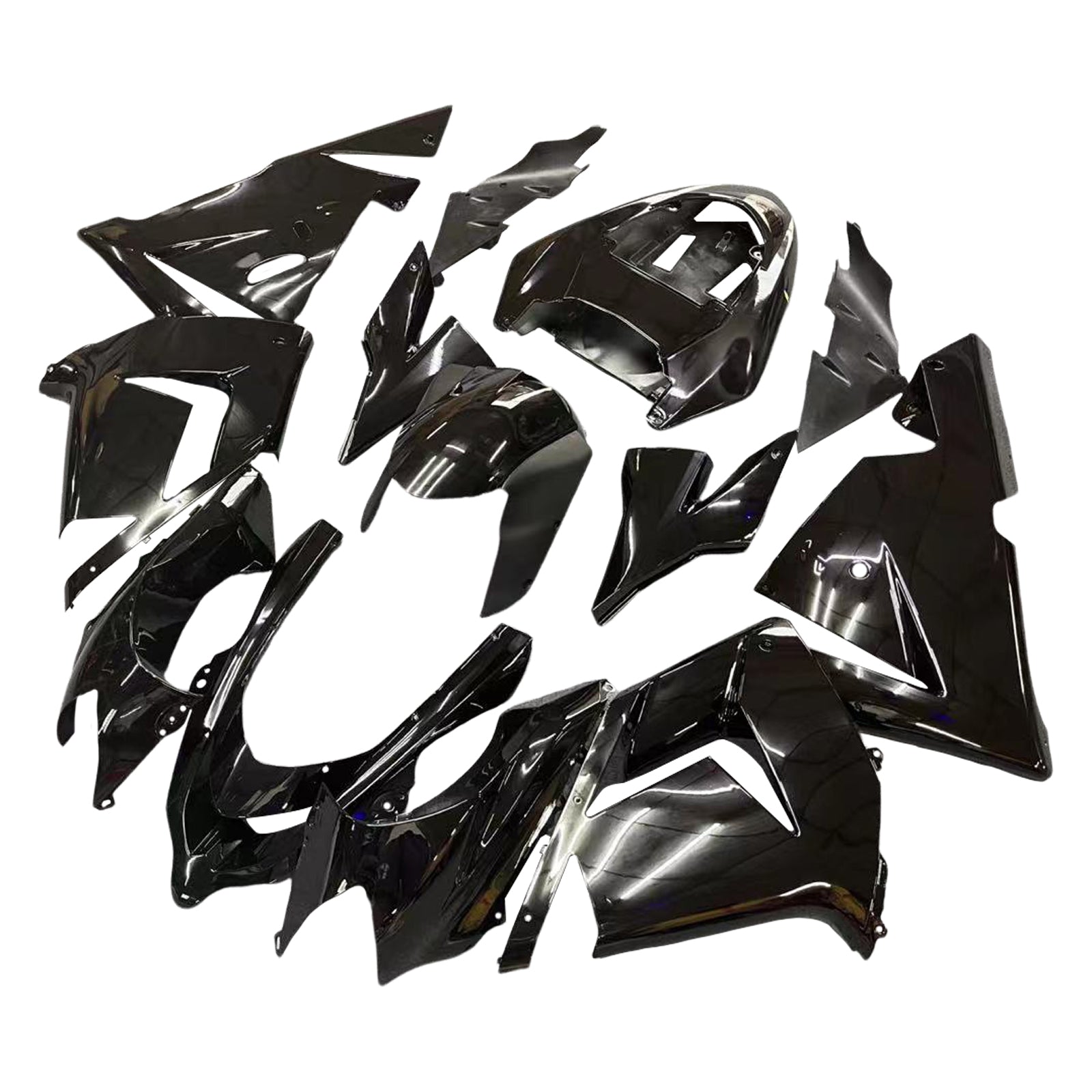 Plastični komplet za vbrizgavanje sijajne črne barve za Kawasaki ZX10R 04-05