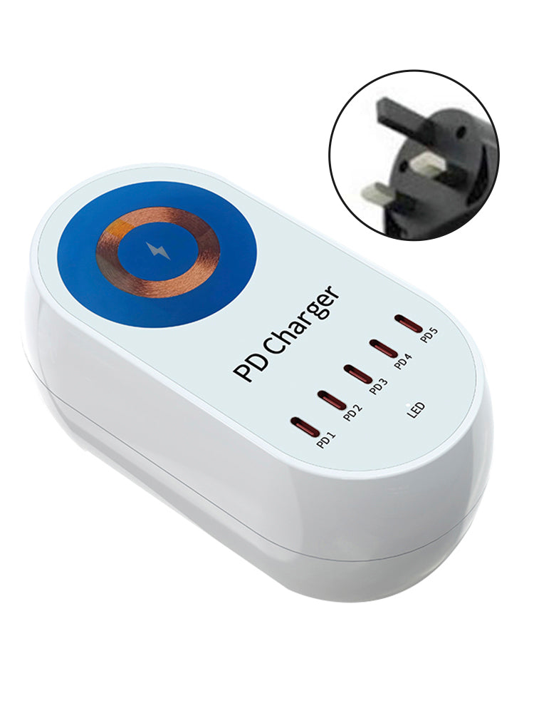 140 W Caricatore magnetico wireless, PD100 WASS PD100 W per laptop e telefono cellulare