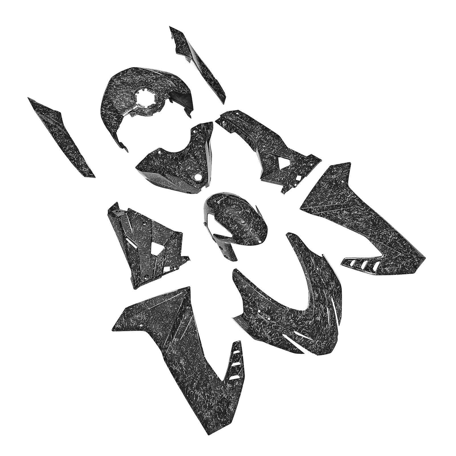 Kit di carrozzeria in plastica ABS iniettato per Aprilia RS457 2024-2025 02#