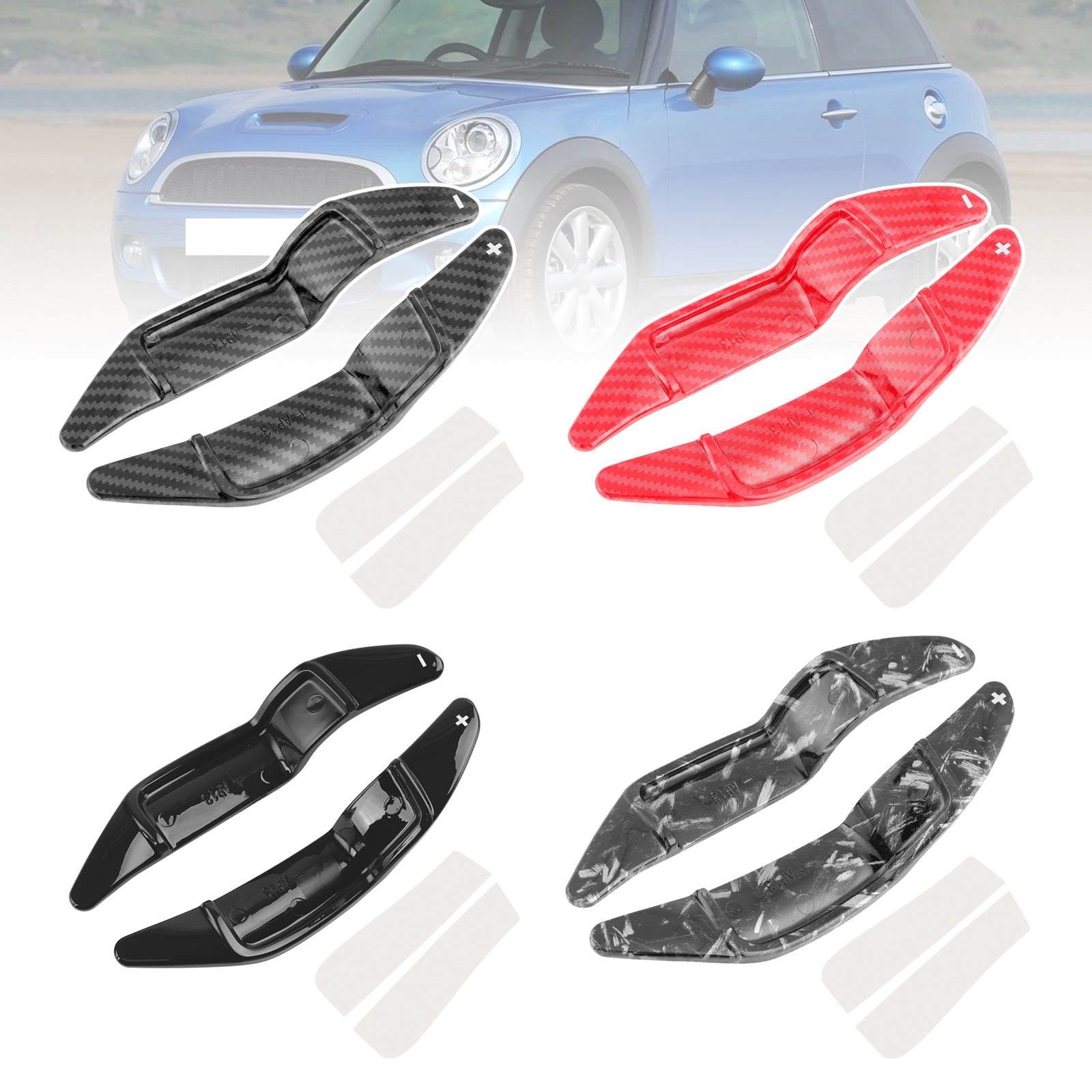 Extension de palettes de changement de vitesse au volant pour Mini R55 R56 R58 R60 R61