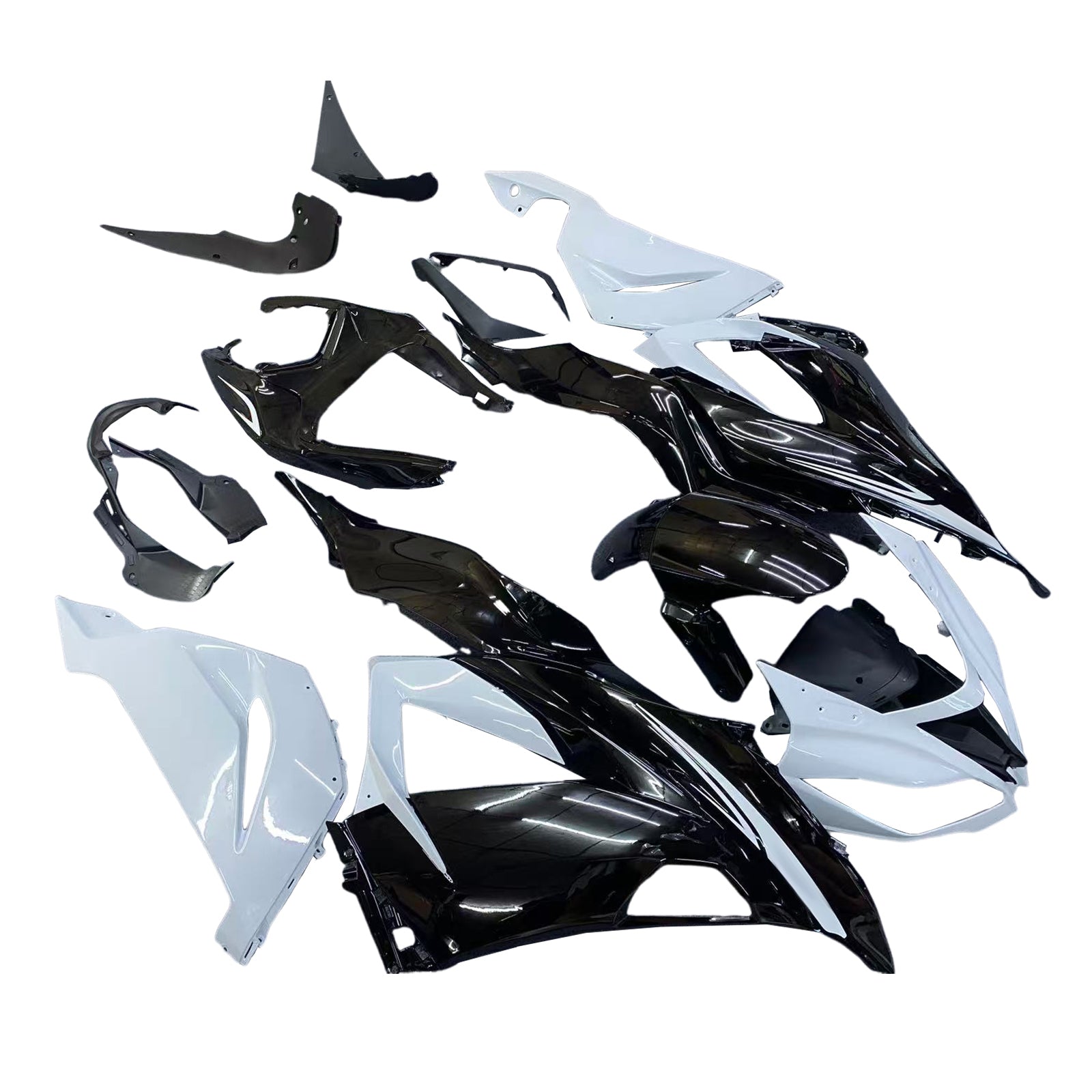 Kit de carénage injecté en plastique ABS pour Kawasaki ZX6R 636 2013-2018