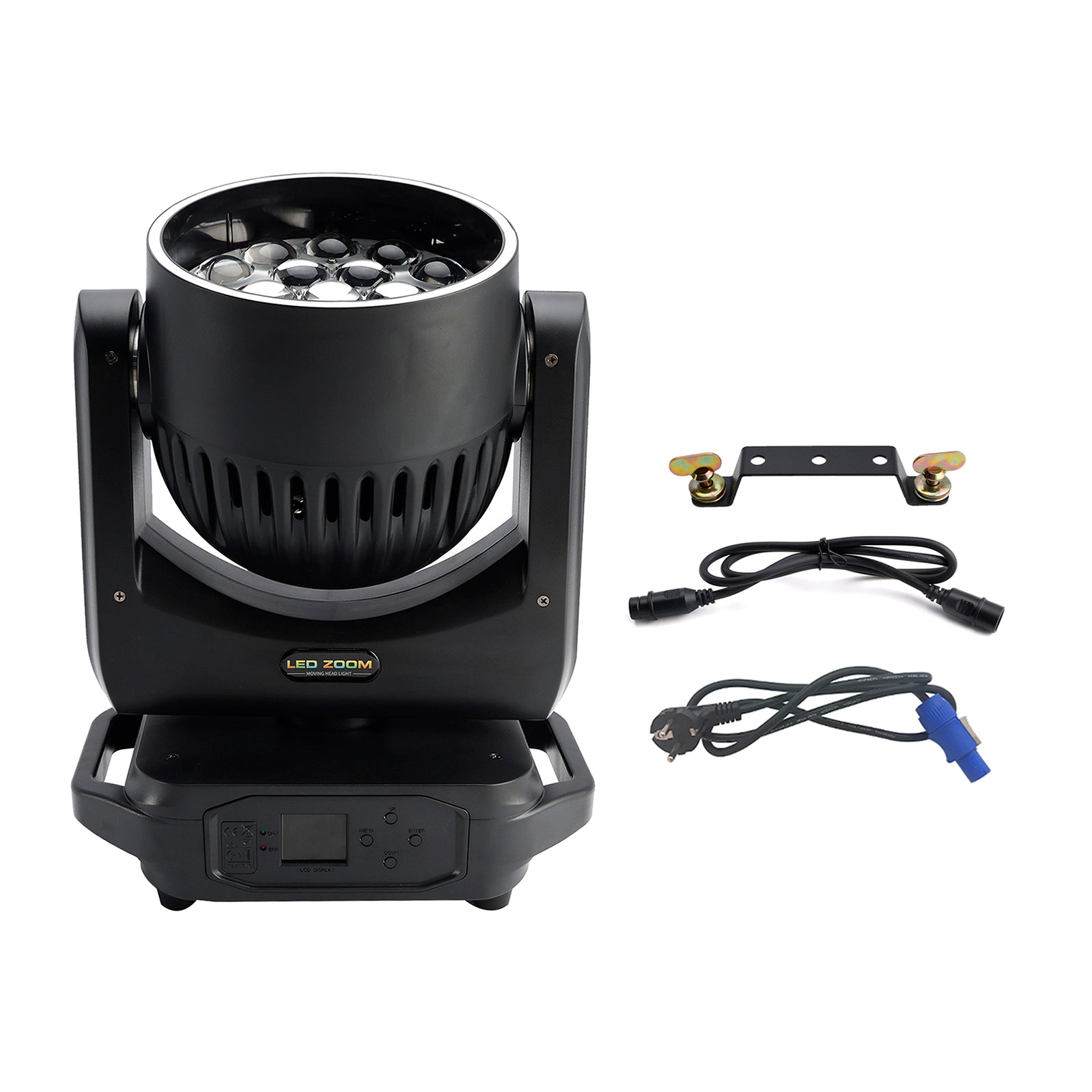 Luce a testa mobile Zoom 19X20W LED RGBW DMX Illuminazione a fascio