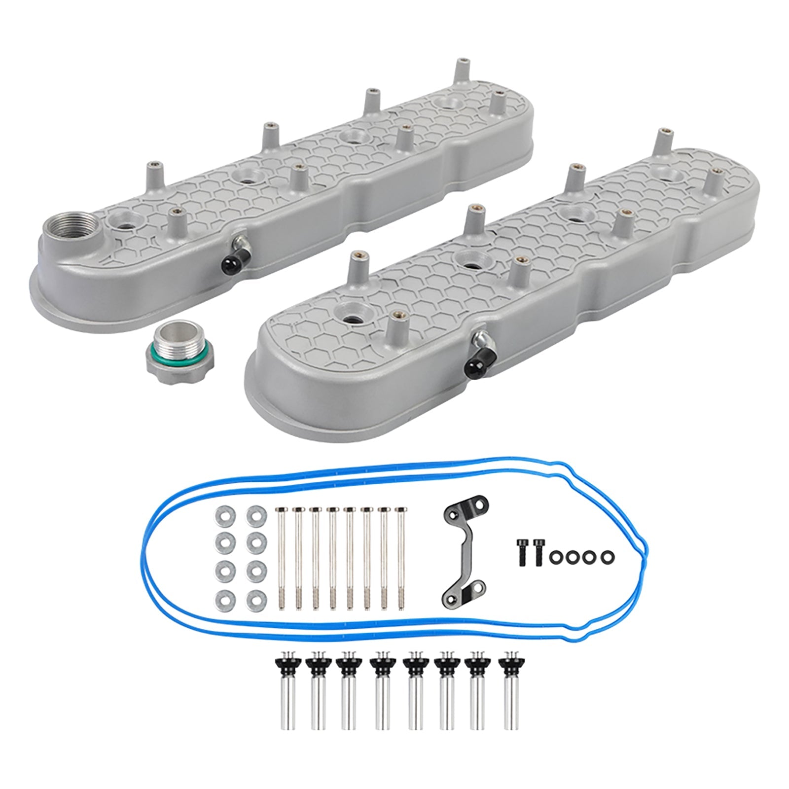Couvercles de soupapes avec supports de bobine pour moteurs LS1/LS2/LS3/LS6/LS7 et moteurs similaires avec pistons de 72 mm.