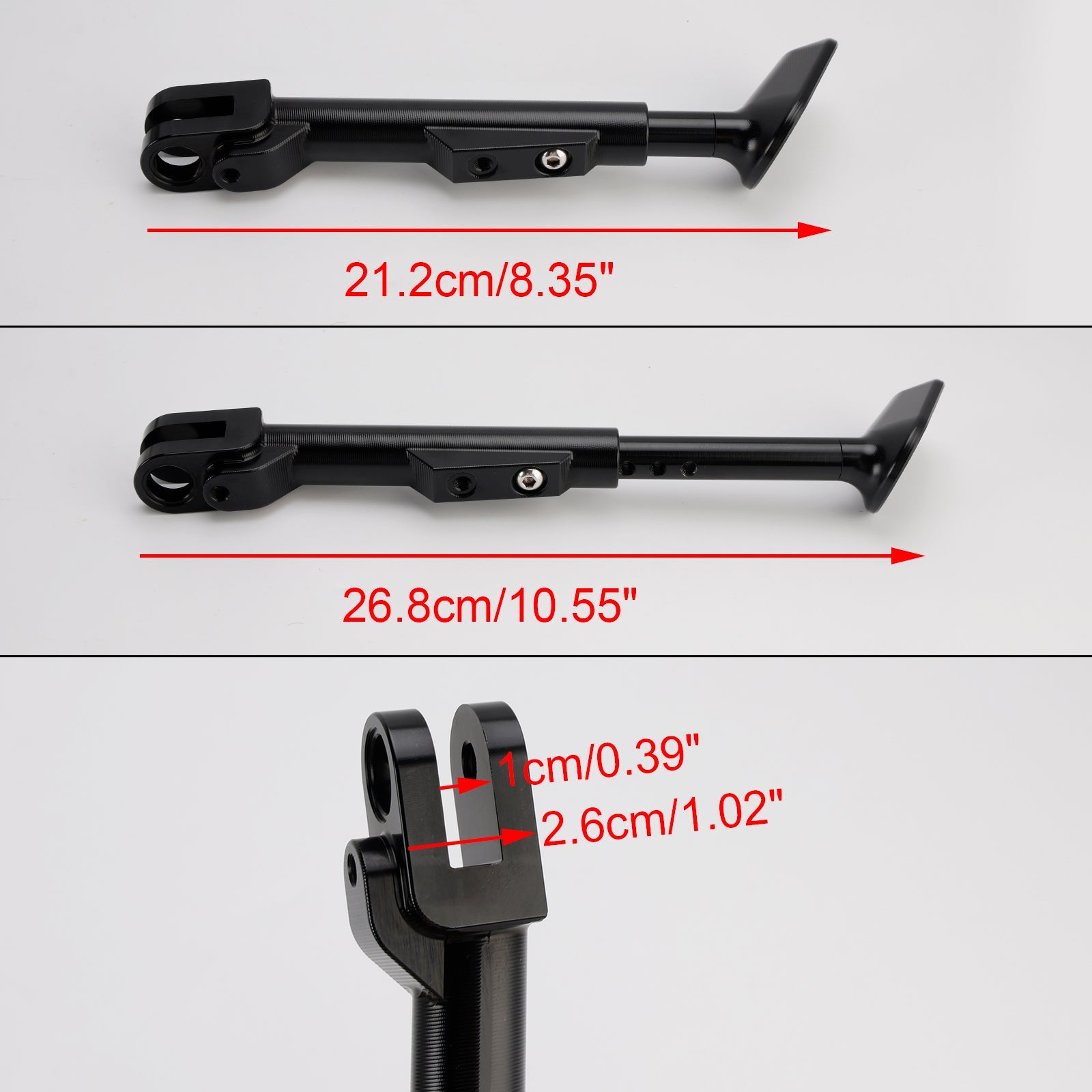 Béquille latérale réglable pour Kawasaki Z900 (2025)