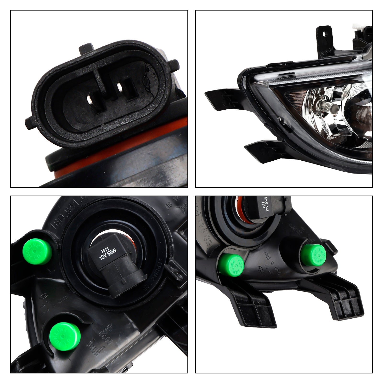 Linker mistlamp voor met heldere lens voor VW Volkswagen Jetta (2015-2018)