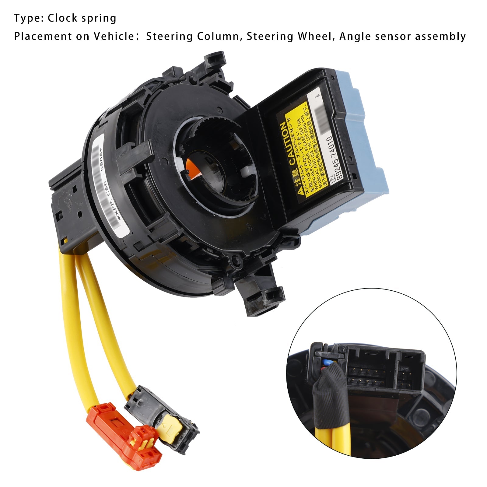 Clock Spring z vogalnim senzorjem 84307-47020 za Toyota Yaris Prius 2012-2017