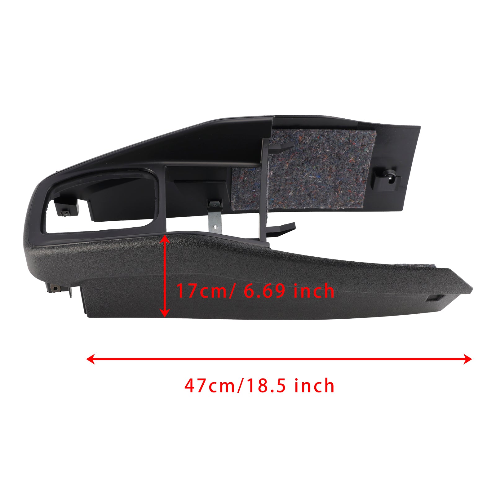 Console centrale Garnish per VW Golf Jetta LHD 1999-2005, nero, 1J1863201L 1J1863201D