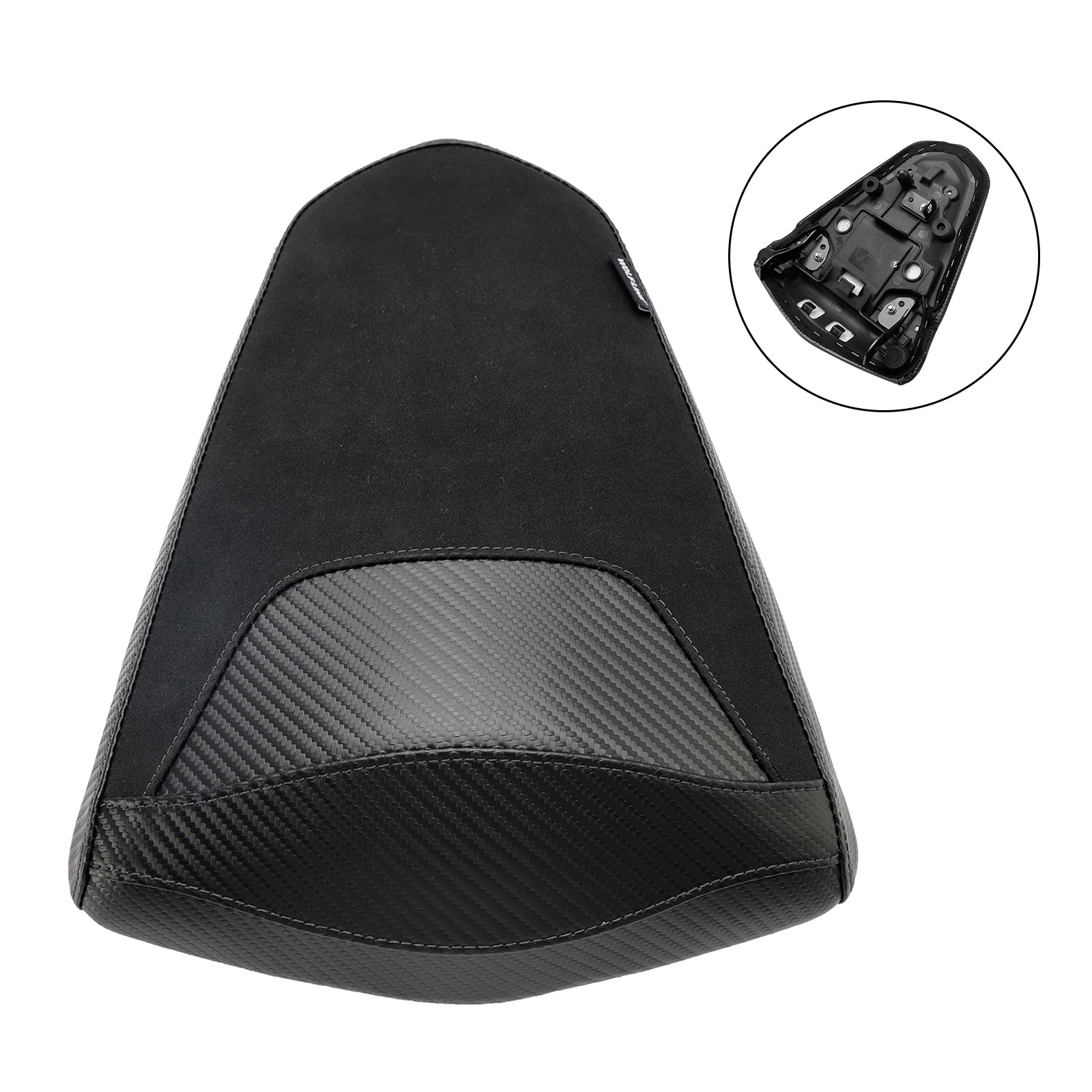 Poliuretano azul-plano de poliuretano Pasajero del pasajero para Yamaha MT-03 YZF-R3 2015-2023