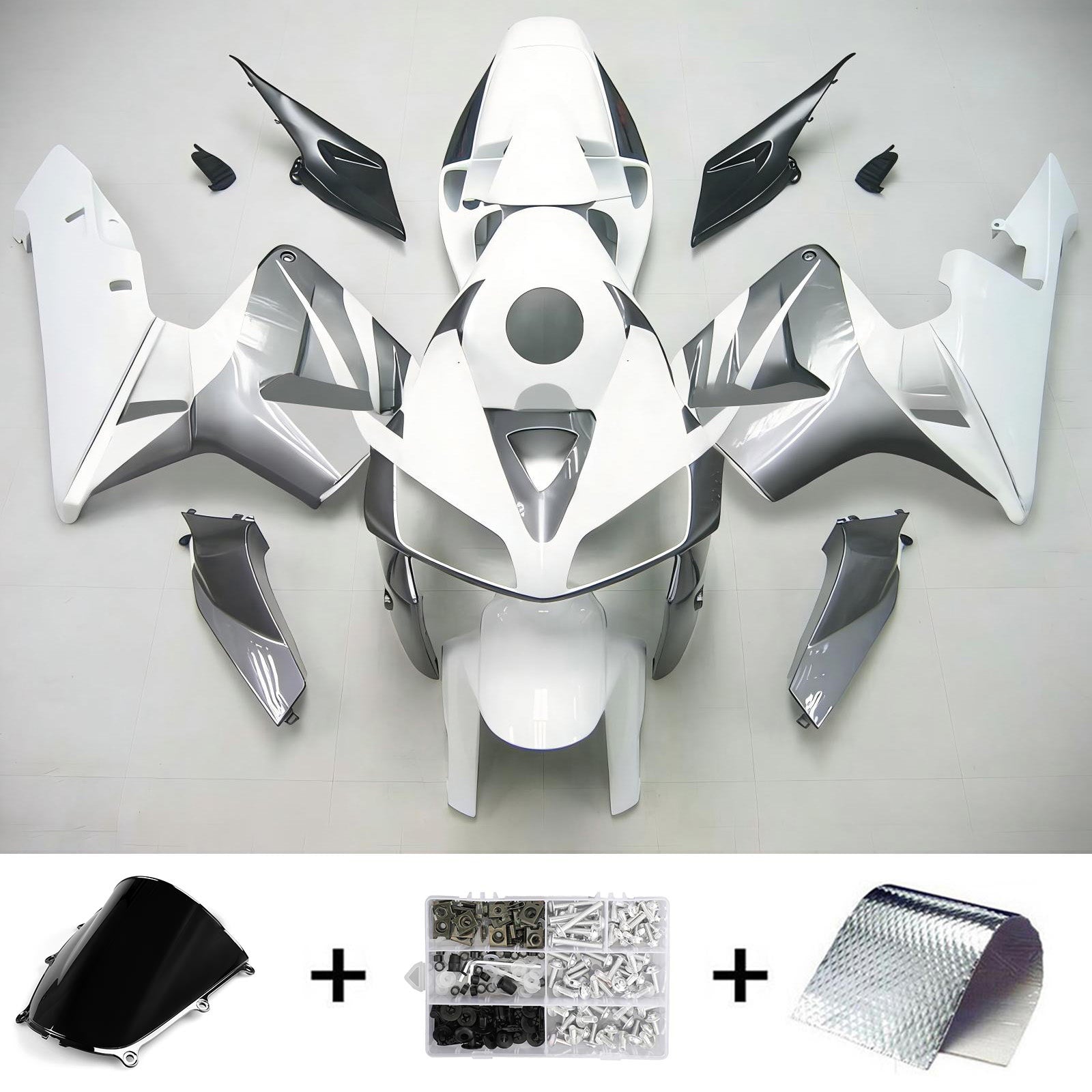 Kit de carénage par injection, carrosserie en plastique ABS pour Honda CBR600RR 2005-2006 F5
