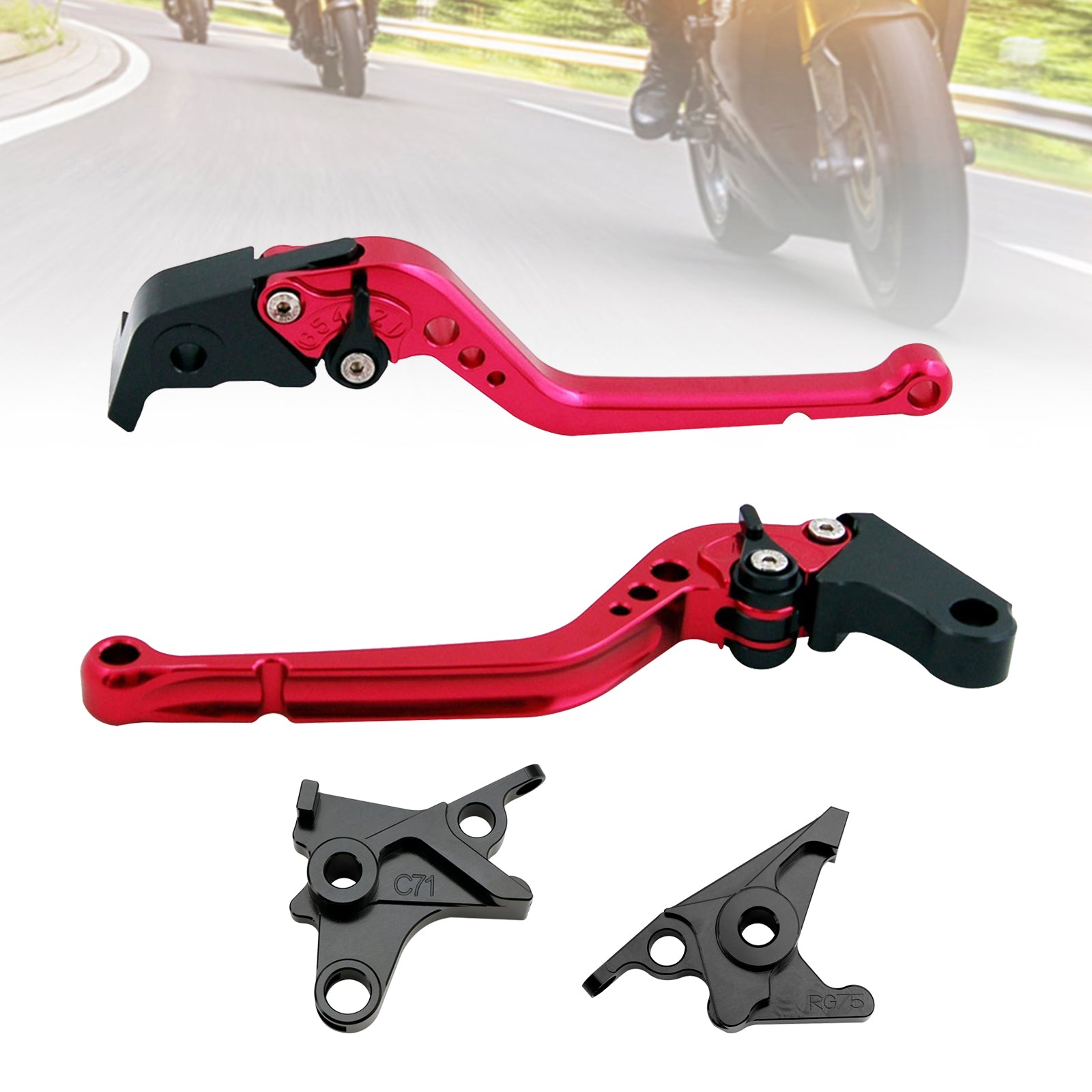 Levier de frein et d'embrayage long pour BMW R NINE T / PURE / RACER 2017-2023