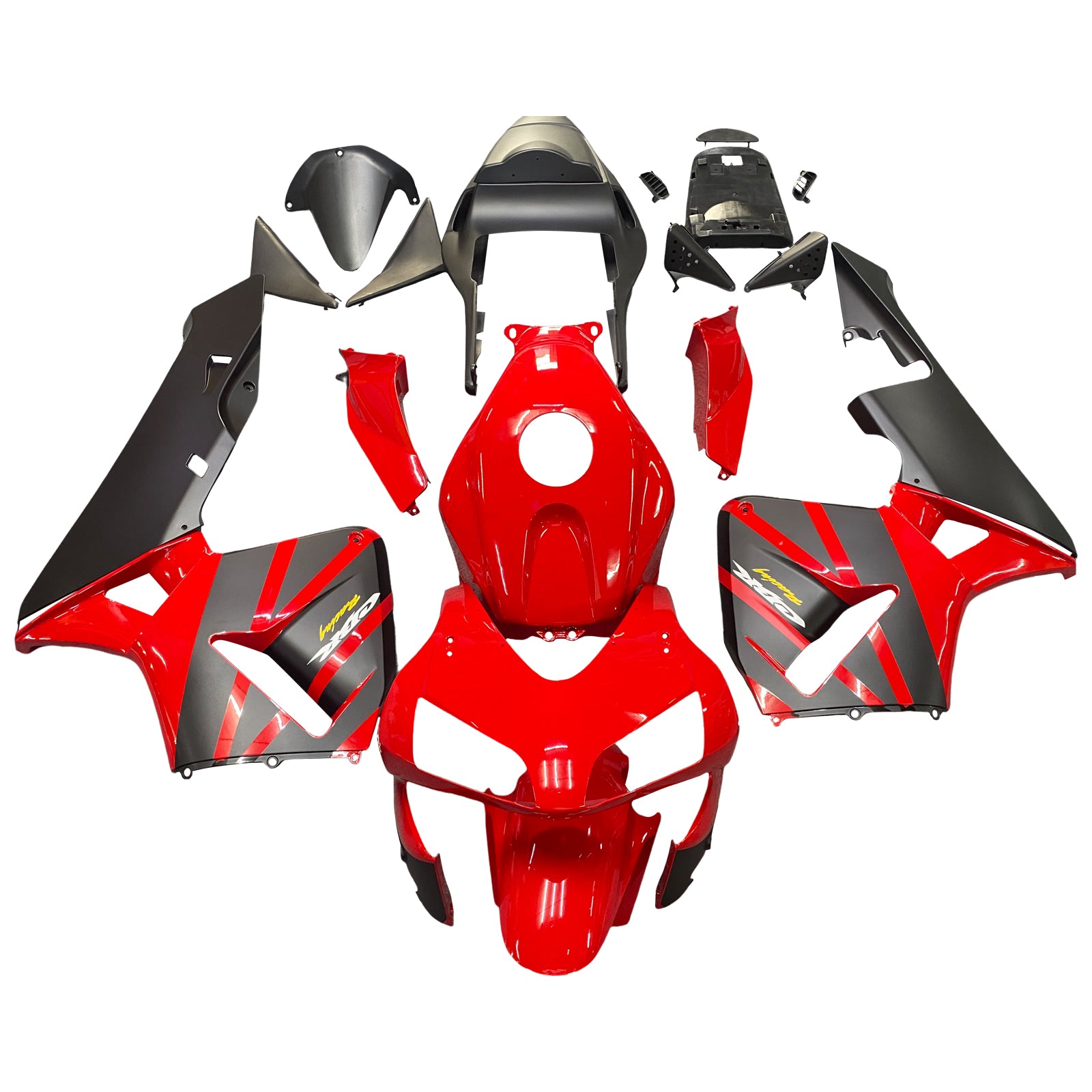 Kit de carénage en plastique ABS pour Honda CBR600RR 2003 2004 Red